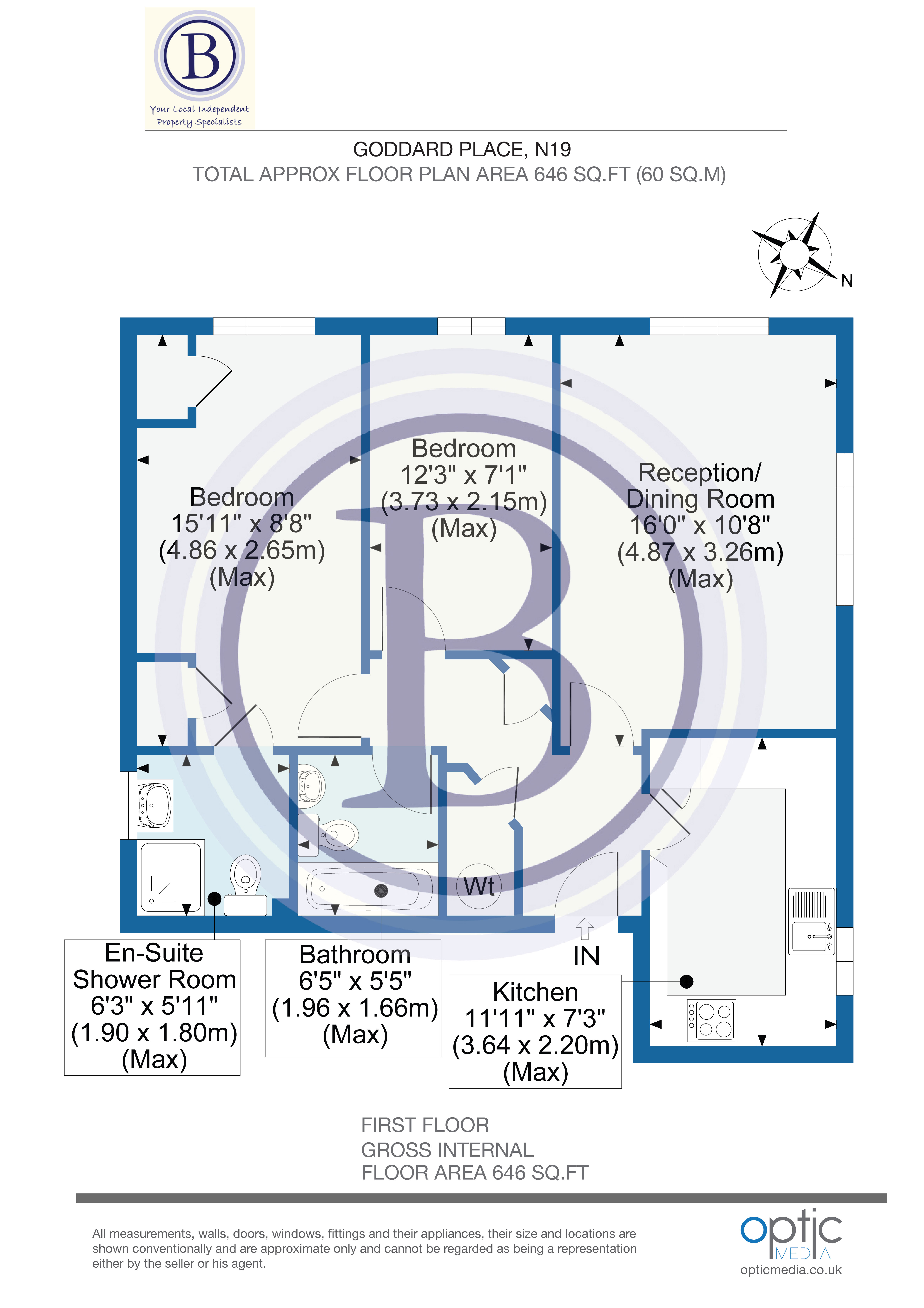 2 bed flat for sale in Goddard Place - Property Floorplan