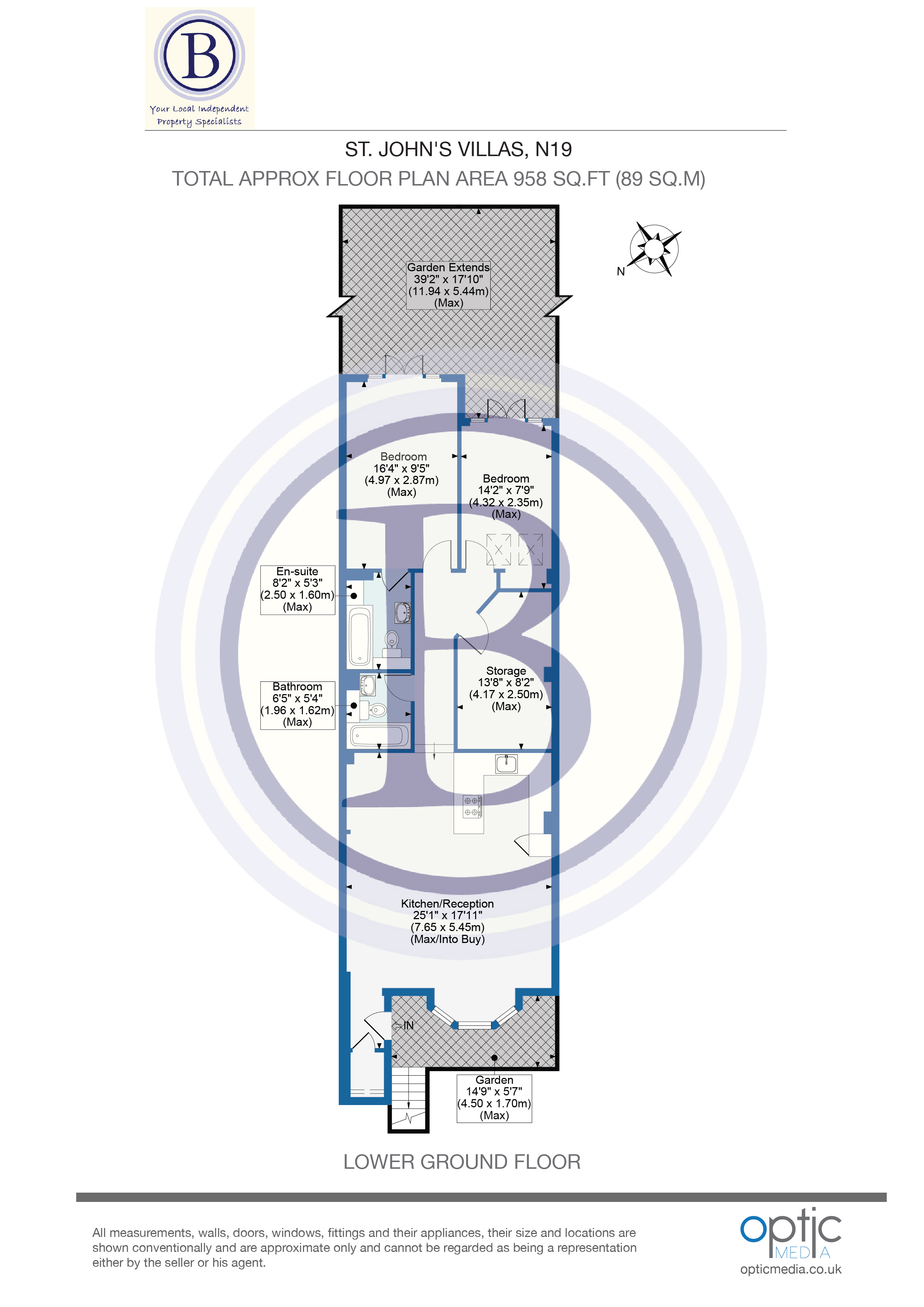2 bed flat for sale in St John's Villas - Property Floorplan