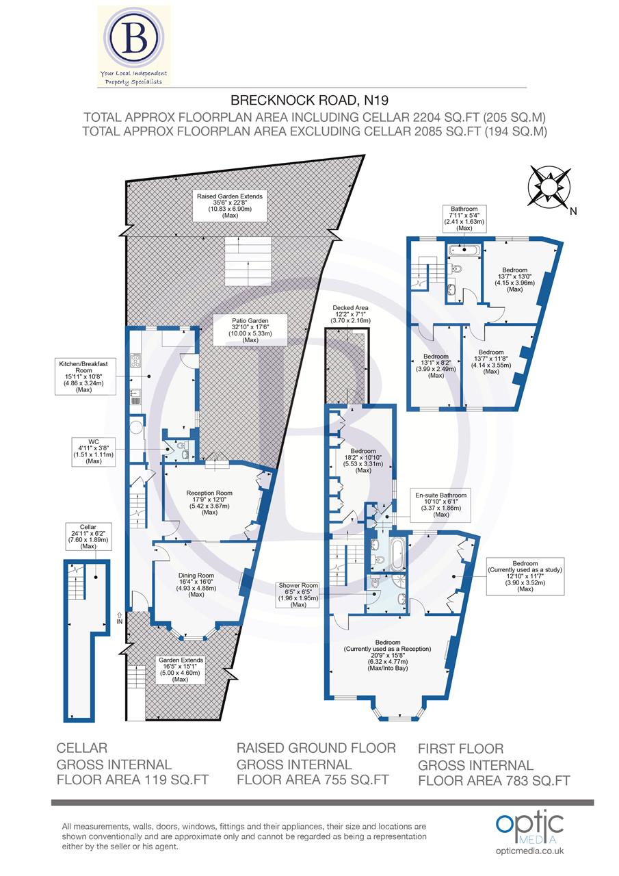 6 bed terraced house for sale in Brecknock Road  - Property Image 26