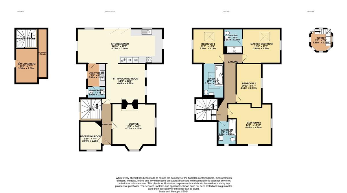 4 bed detached house for sale in The Lodge on The Avenue - Property floorplan