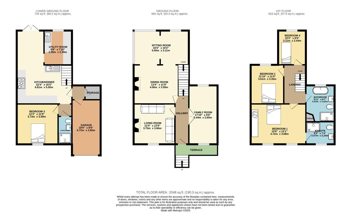 4 bed semi-detached house for sale in Four bedroom family home with stunning views over playing fields - Property floorplan