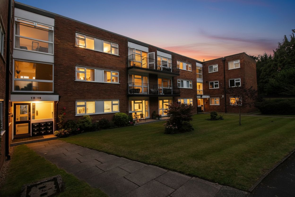 2 bed flat for sale in Townfield Gardens, Townfield Road, Altrincham  - Property Image 1
