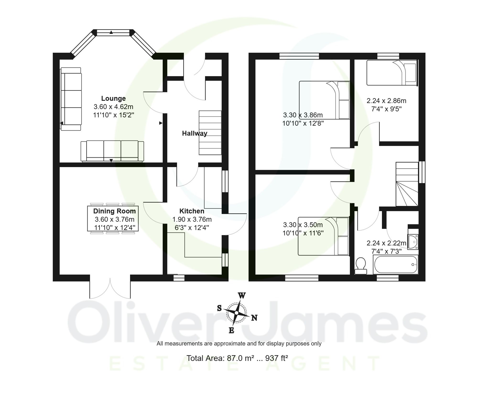 3 bed semi-detached house for sale in Devon Road, Cadishead, M44 - Property floorplan
