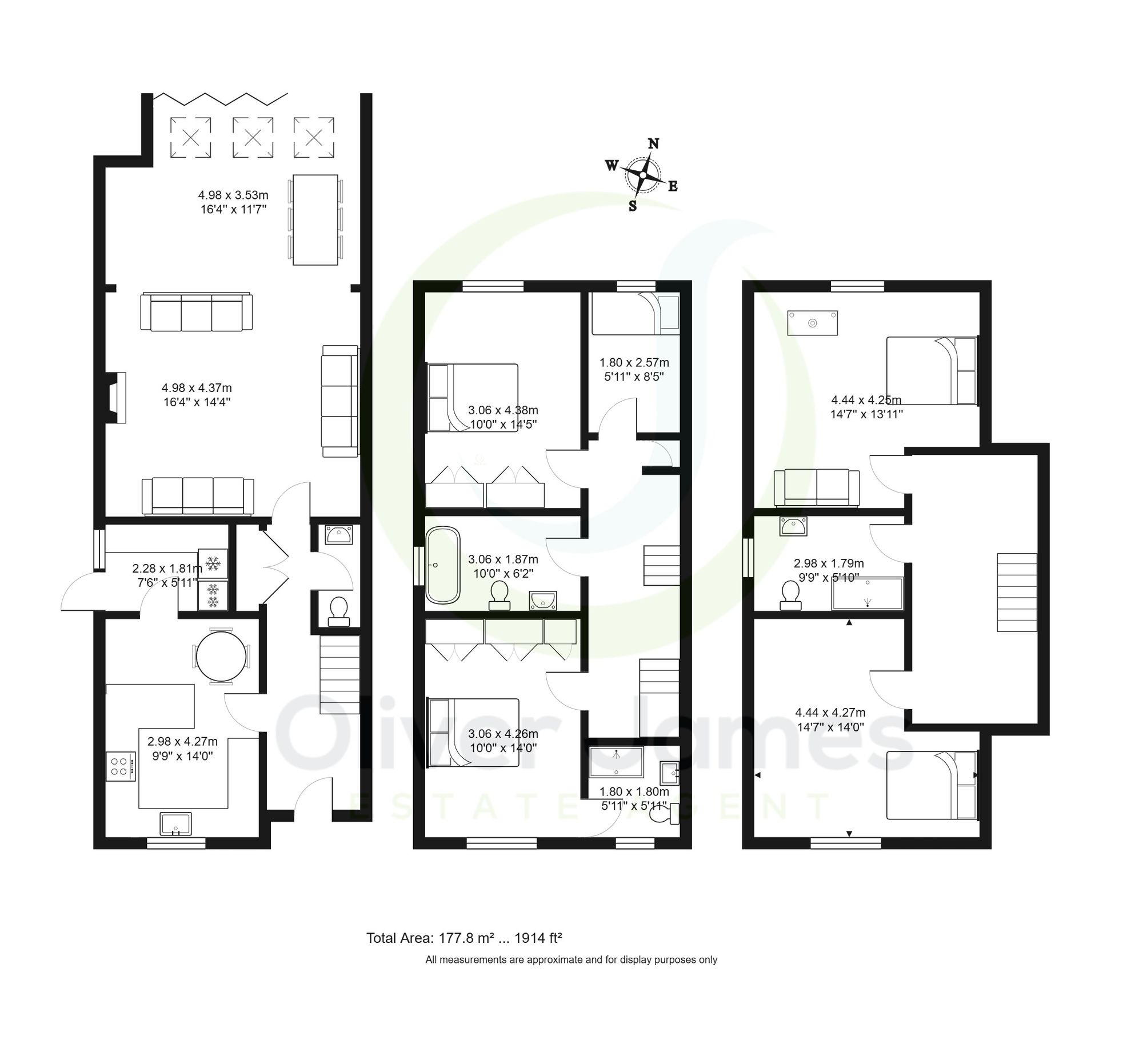 5 bed semi-detached house for sale in Manchester Road, Rixton, WA3 - Property floorplan