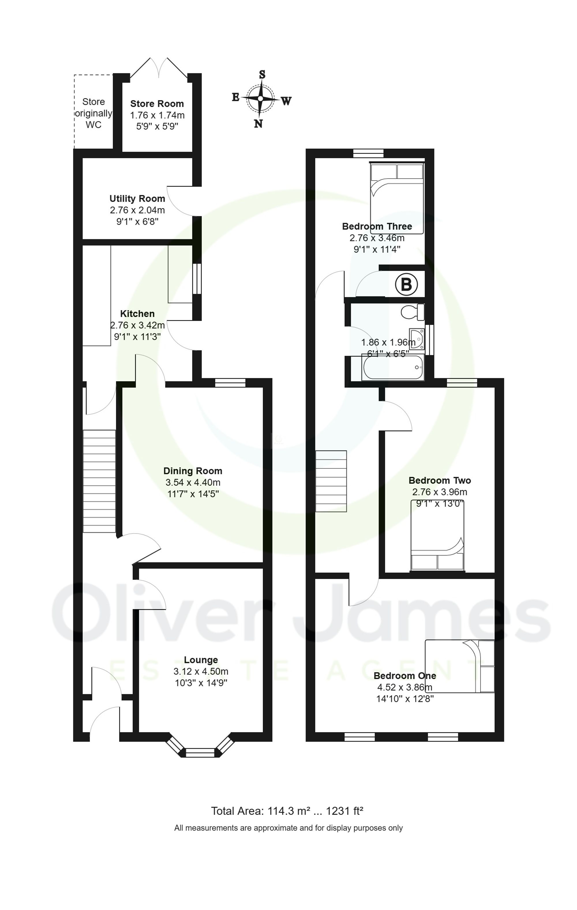 3 bed semi-detached house for sale in Liverpool Road, Irlam, M44 - Property floorplan