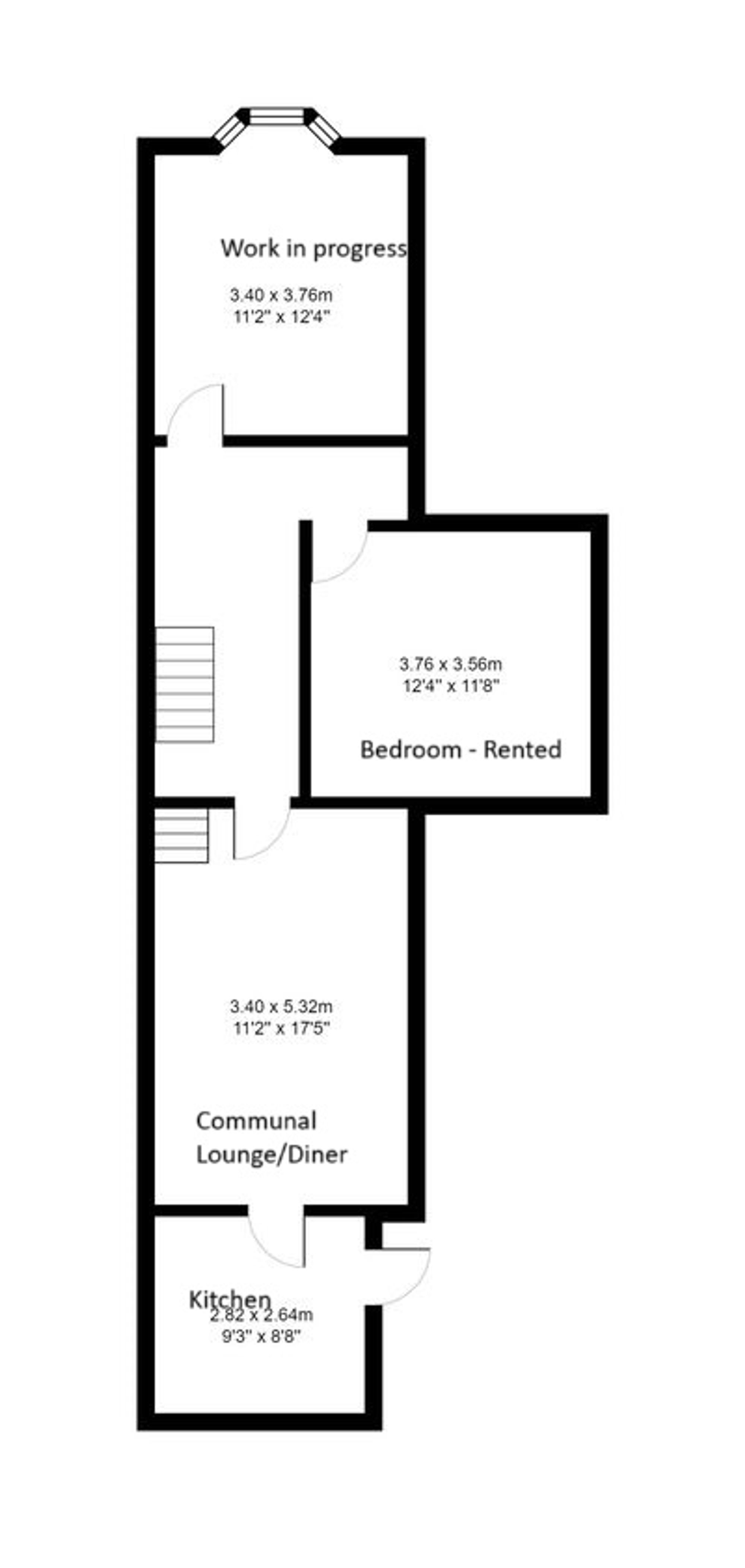 1 bed house share to rent in Liverpool Road, Cadishead, M44 - Property floorplan