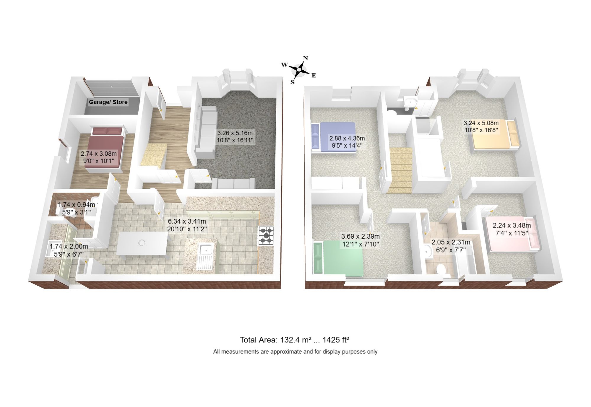 5 bed detached house for sale in Roseway Avenue, Cadishead, M44 - Property floorplan