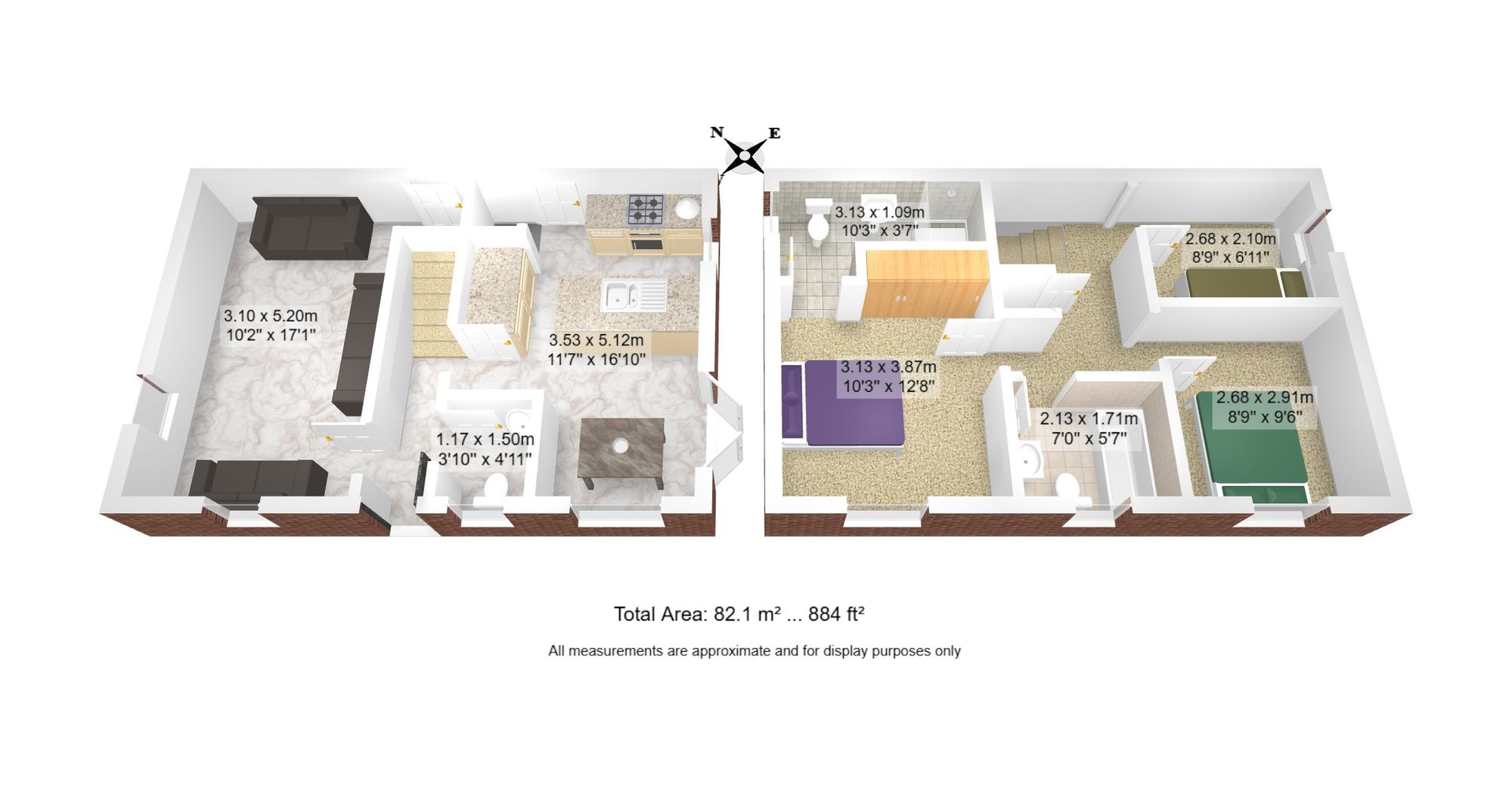 3 bed detached house for sale in Roseway Avenue, Cadishead, M44 - Property floorplan