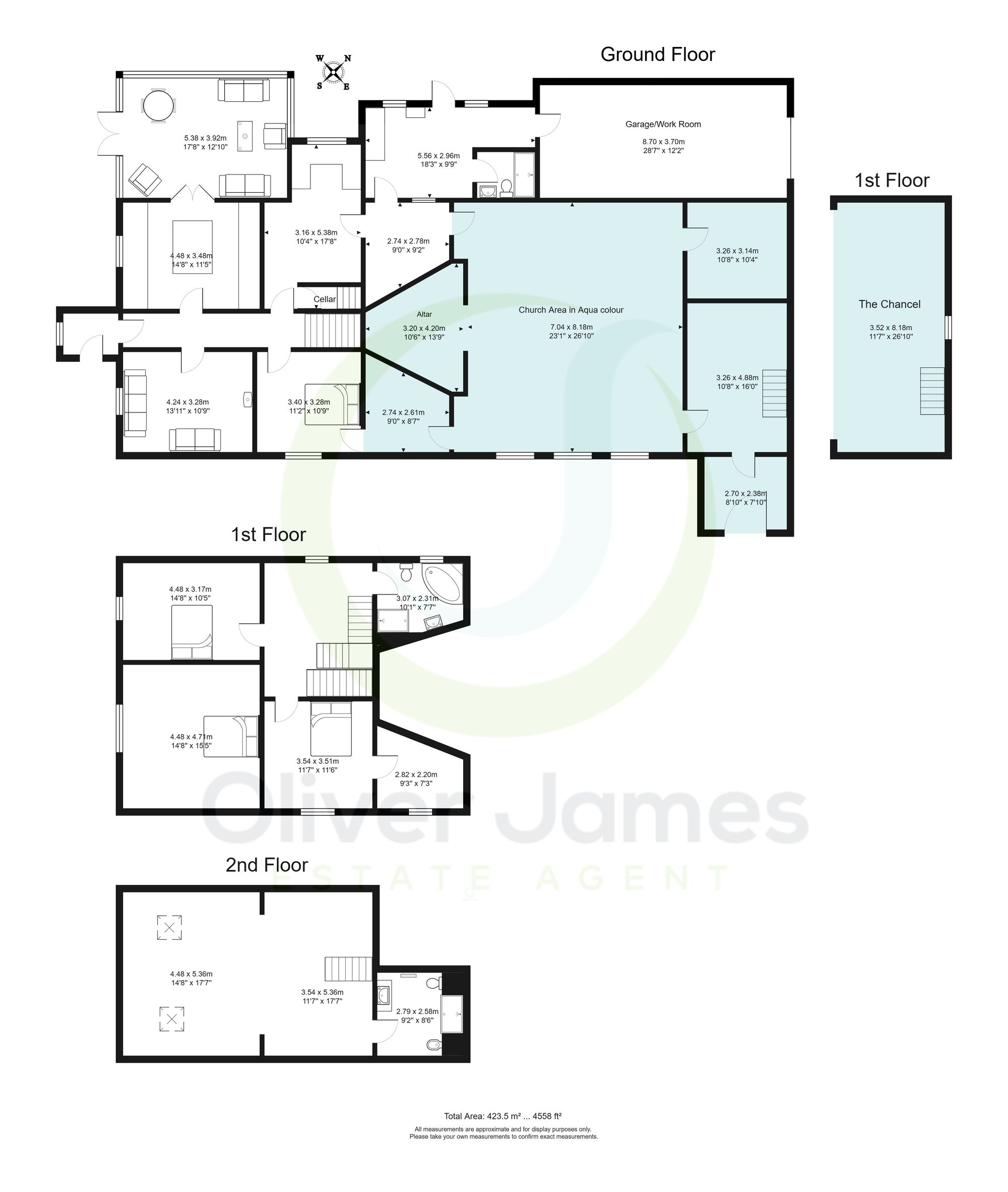4 bed detached house for sale in Moss Side Lane, Rixton, WA3 - Property floorplan