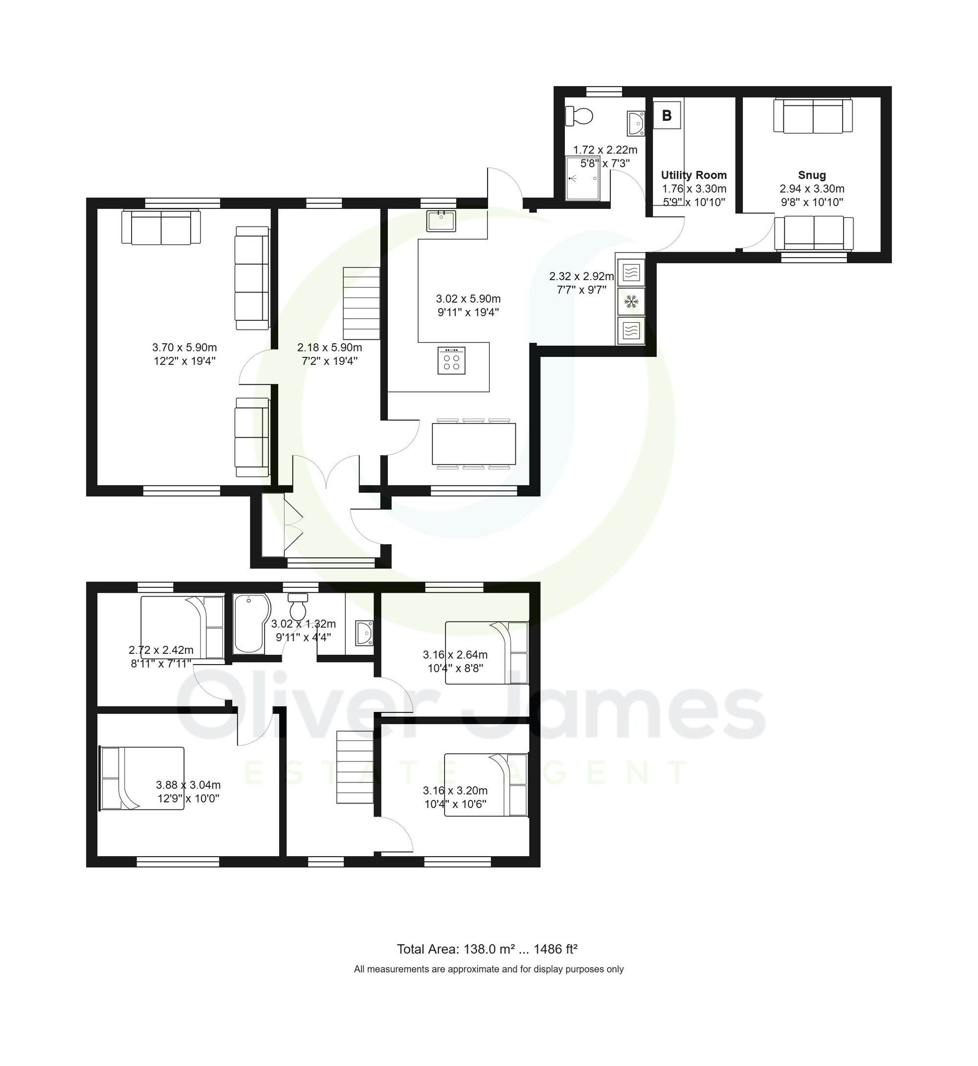 4 bed detached house for sale in Dudley Road, Cadishead, M44 - Property floorplan