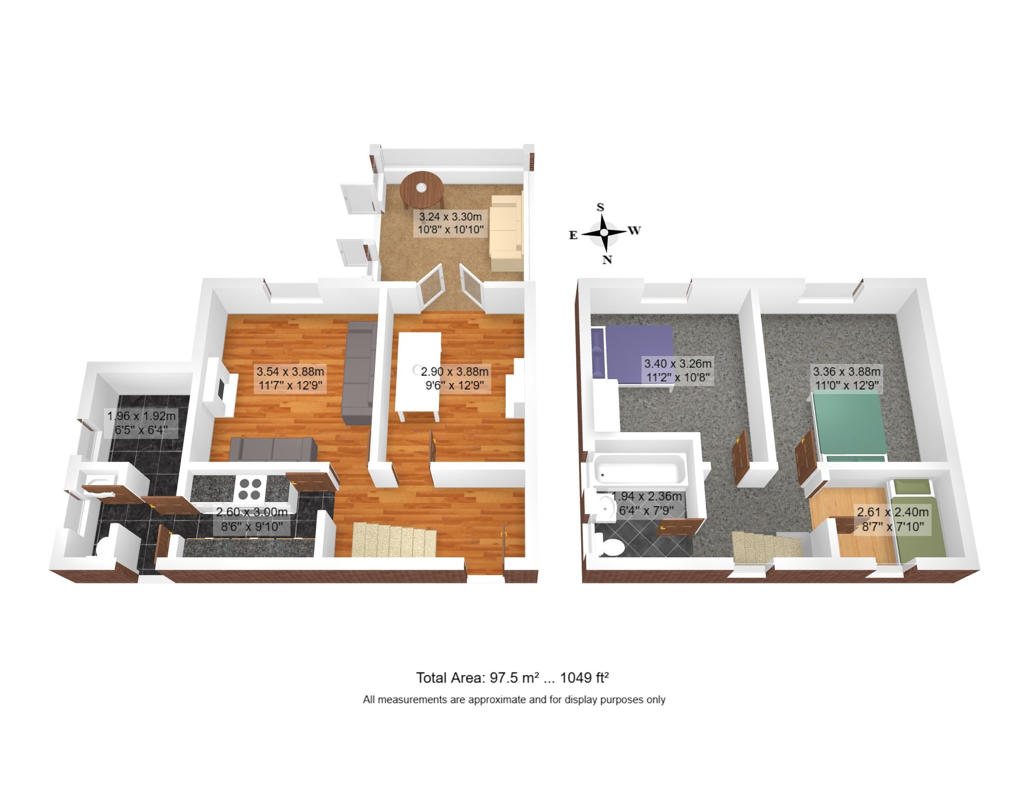 3 bed semi-detached house for sale in Birch Road, Rixton, WA3 - Property floorplan