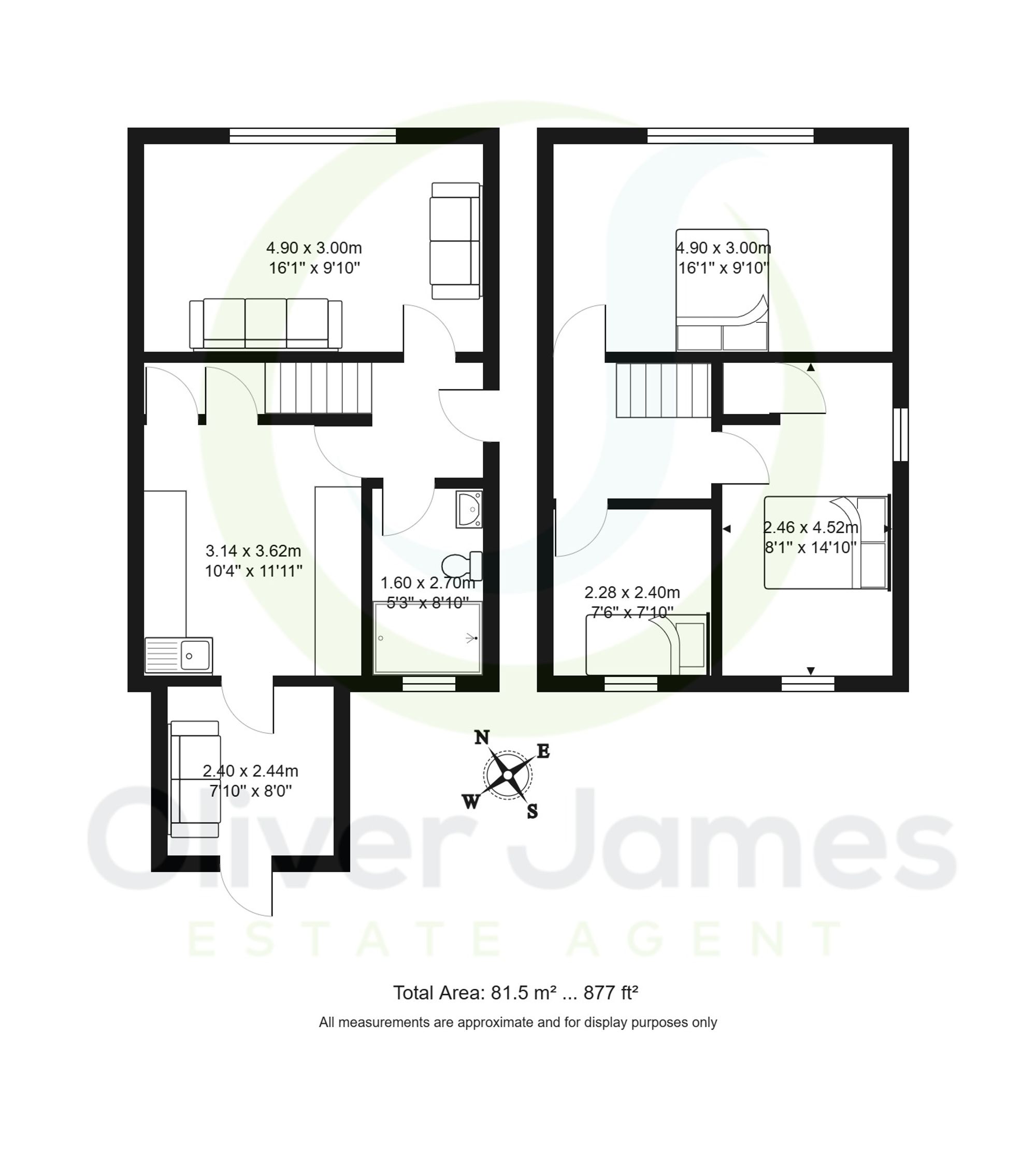 3 bed semi-detached house for sale in Fir Street, Cadishead, M44 - Property floorplan