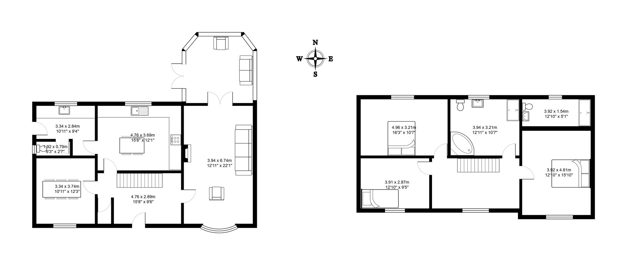 3 bed detached house for sale in Holly Bush Lane, Rixton, WA3 - Property floorplan