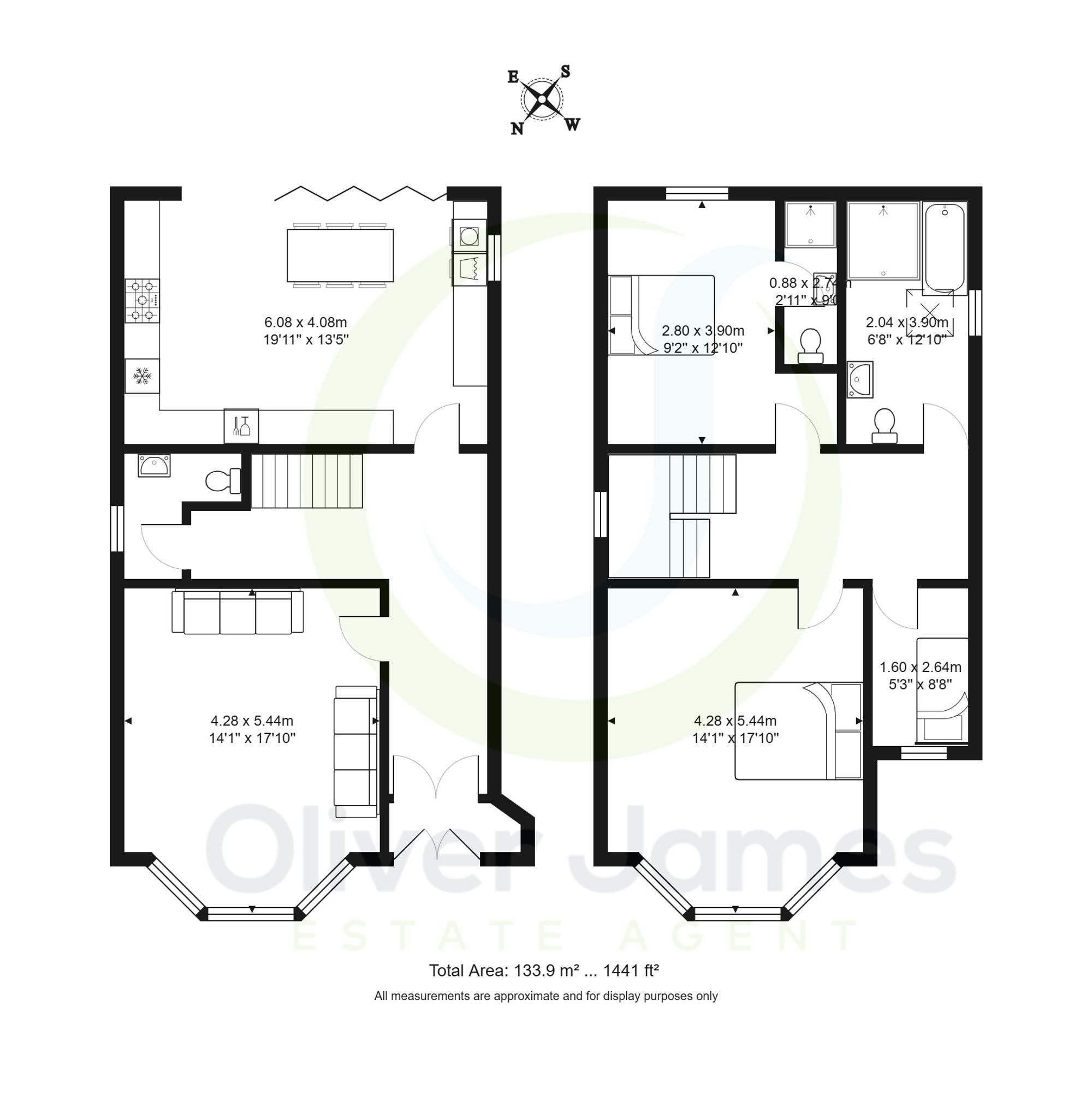 3 bed semi-detached house for sale in Liverpool Road, Irlam, M44 - Property floorplan