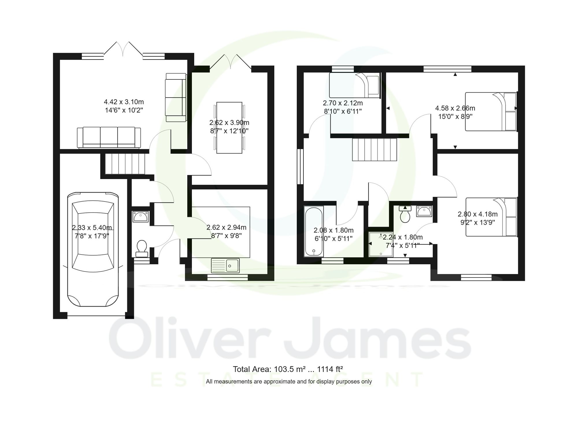 3 bed detached house for sale in Dean Road, Cadishead, M44 - Property floorplan