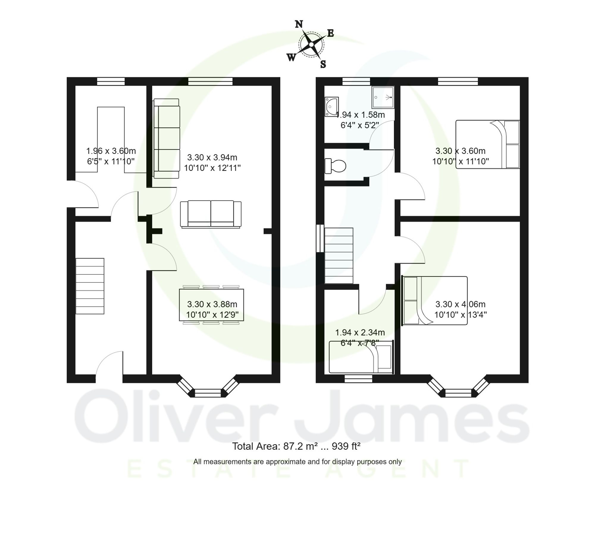 3 bed semi-detached house for sale in Lords Street, Cadishead, M44 - Property floorplan