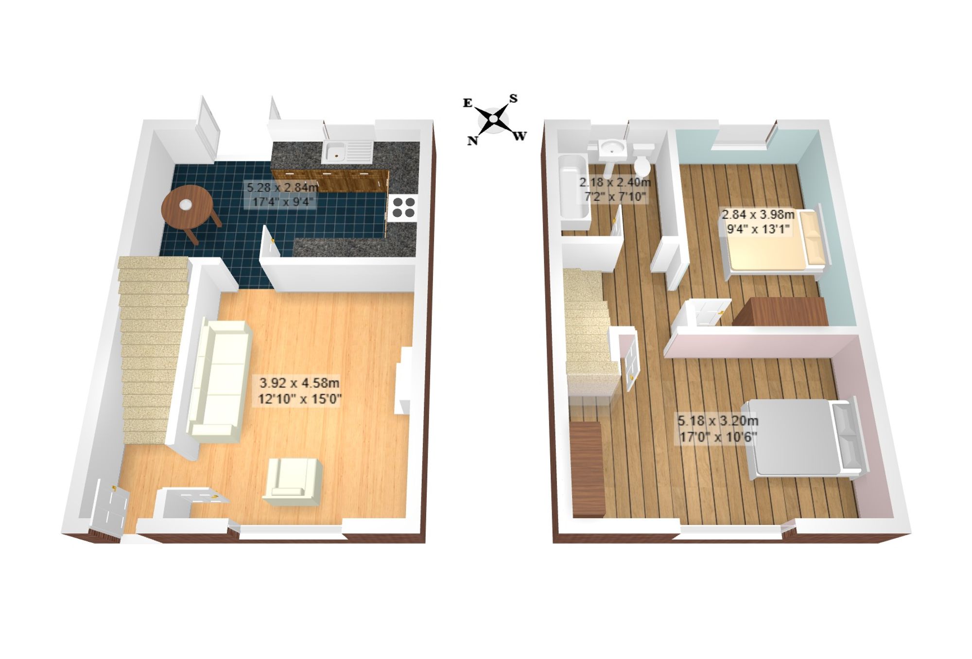 2 bed semi-detached house for sale in Oak Avenue, Cadishead, M44 - Property floorplan