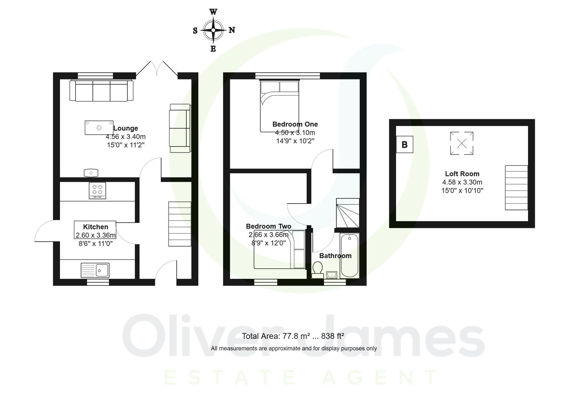 2 bed for sale in Linnet Drive, Irlam, M44 - Property floorplan