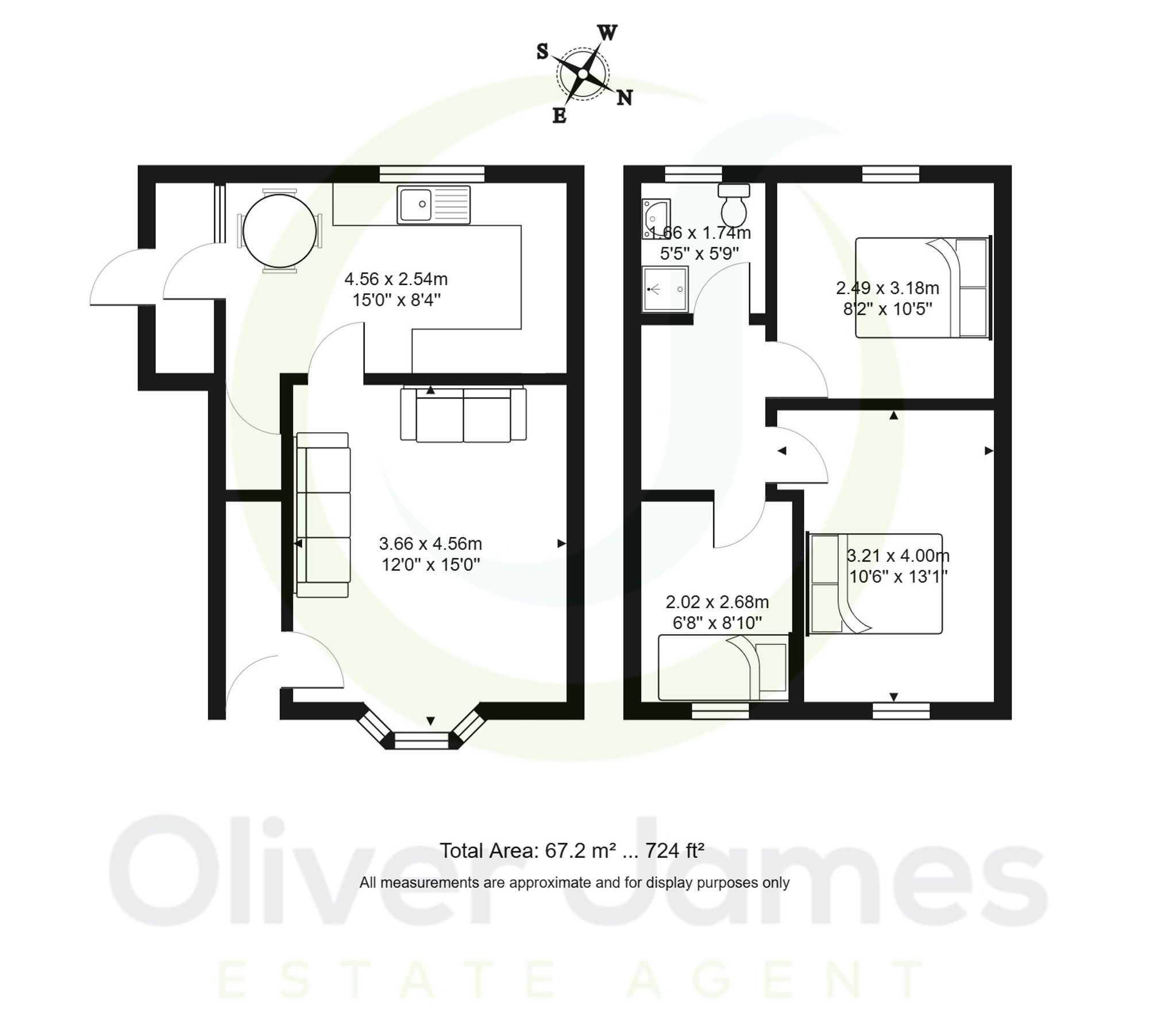 3 bed semi-detached house for sale in Dorset Road, Cadishead, M44 - Property floorplan