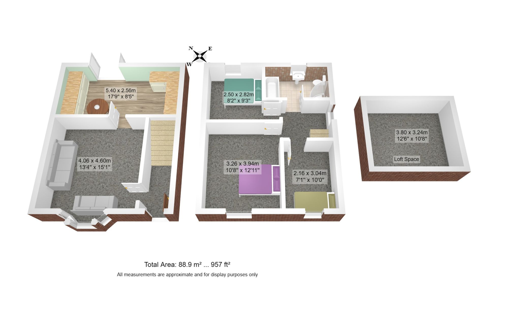 3 bed semi-detached house for sale in Devon Road, Cadishead, M44 - Property floorplan