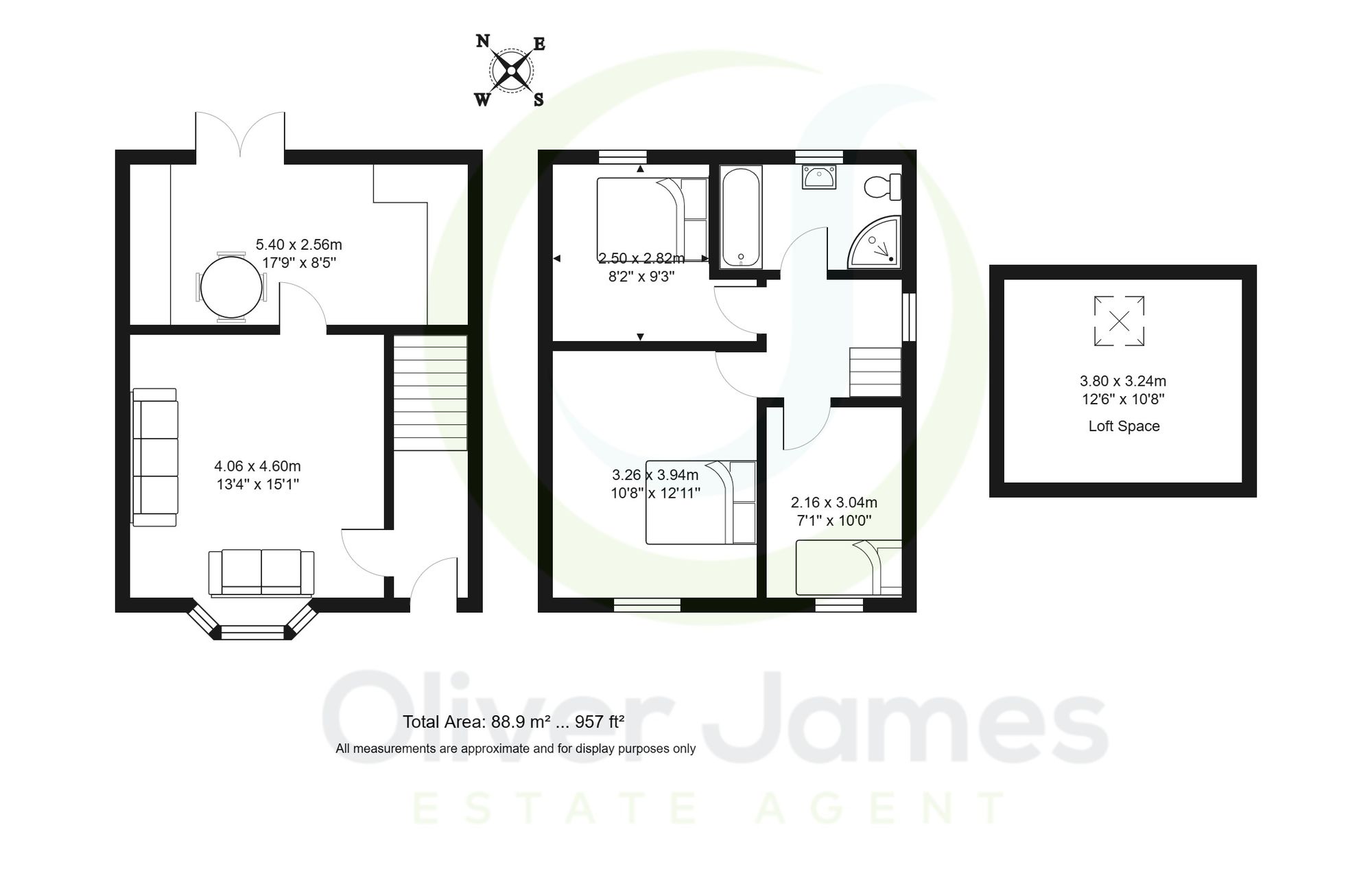 3 bed semi-detached house for sale in Devon Road, Cadishead, M44 - Property floorplan