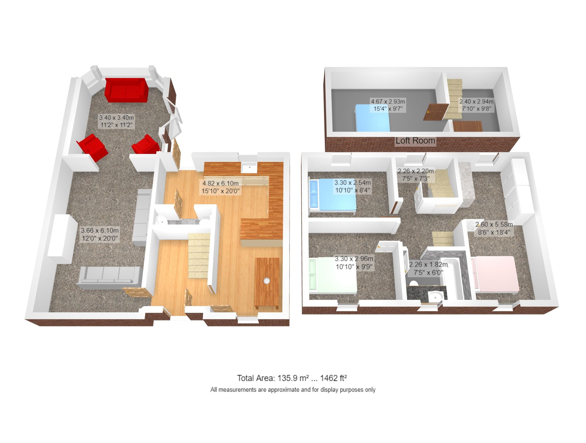 4 bed semi-detached house for sale in Rose Avenue, Irlam, M44 - Property floorplan