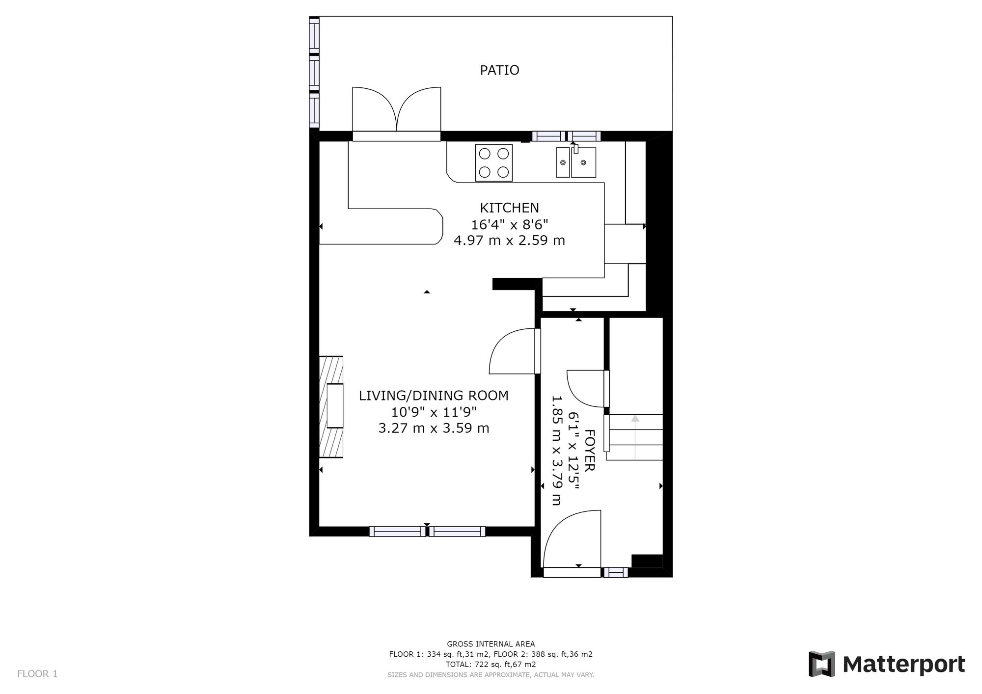 3 bed semi-detached house to rent in Brackley Avenue, Cadishead, M44 - Property floorplan