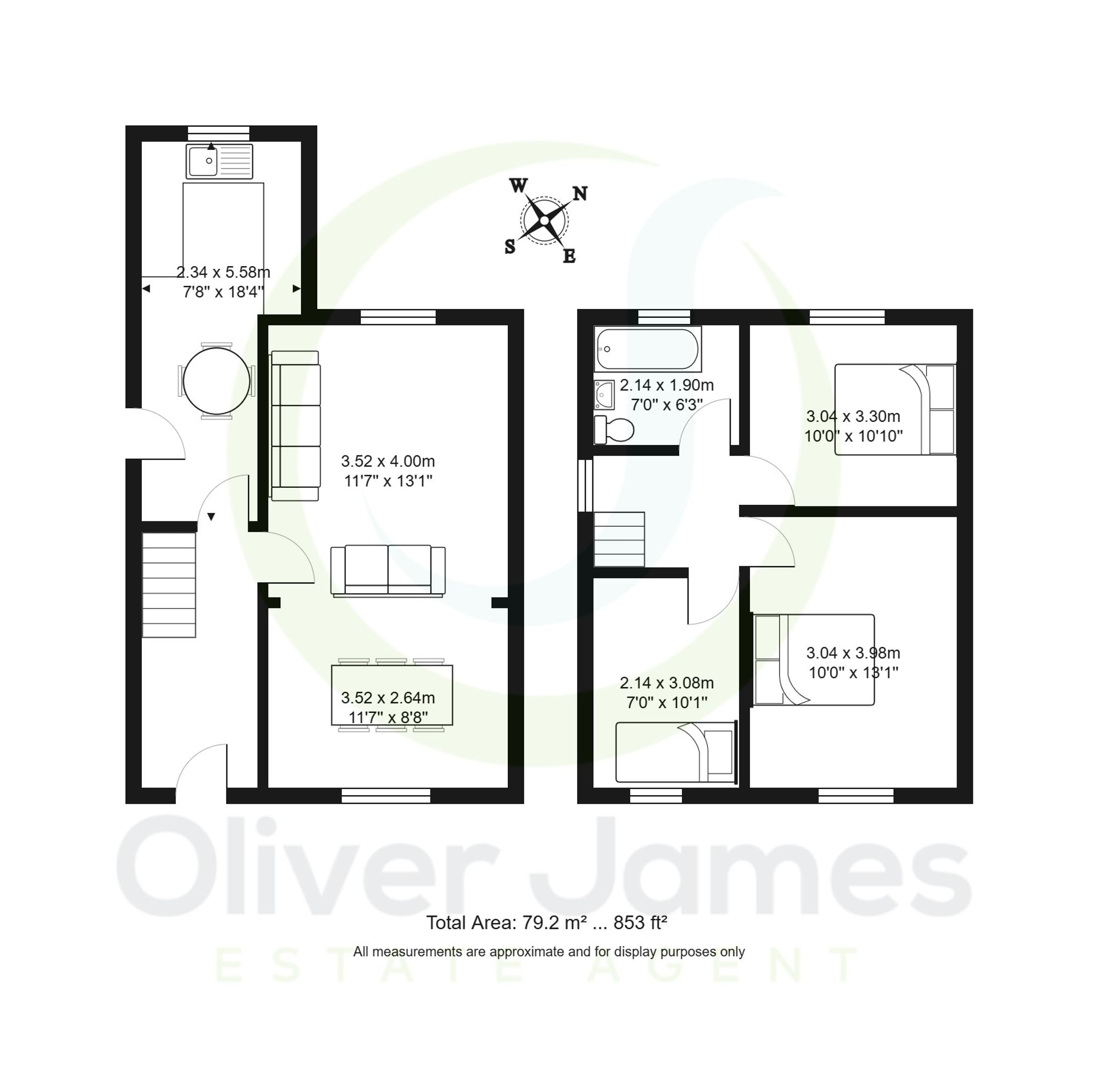 3 bed semi-detached house for sale in Fir Street, Cadishead, M44 - Property floorplan