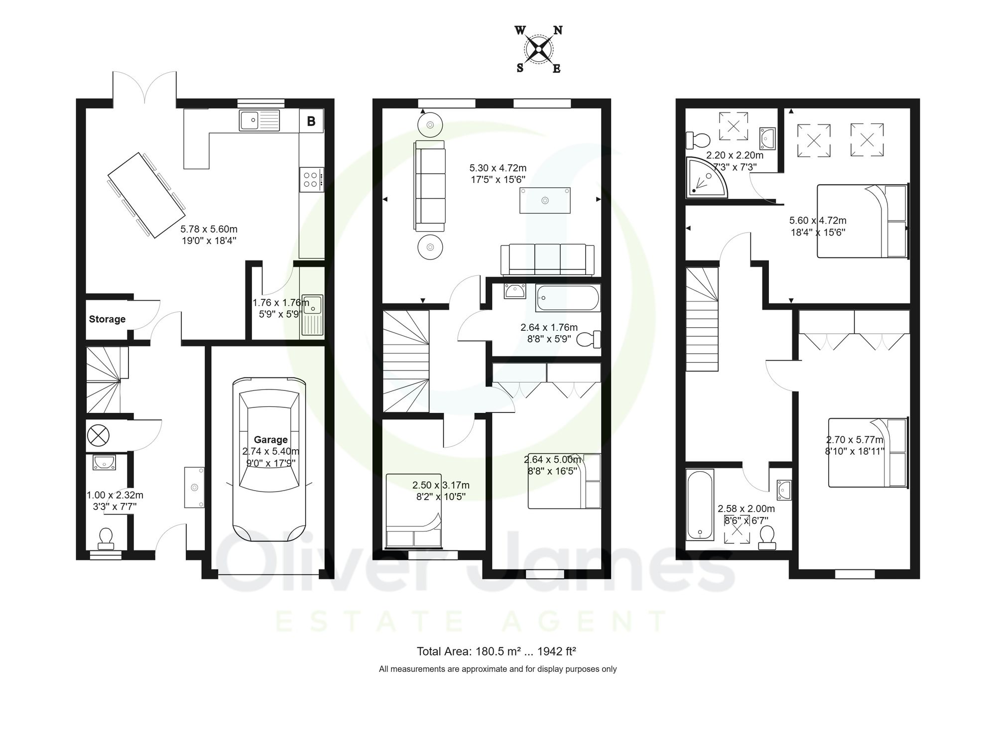 4 bed mid-terraced house for sale in Manchester Road, Rixton, WA3 - Property floorplan