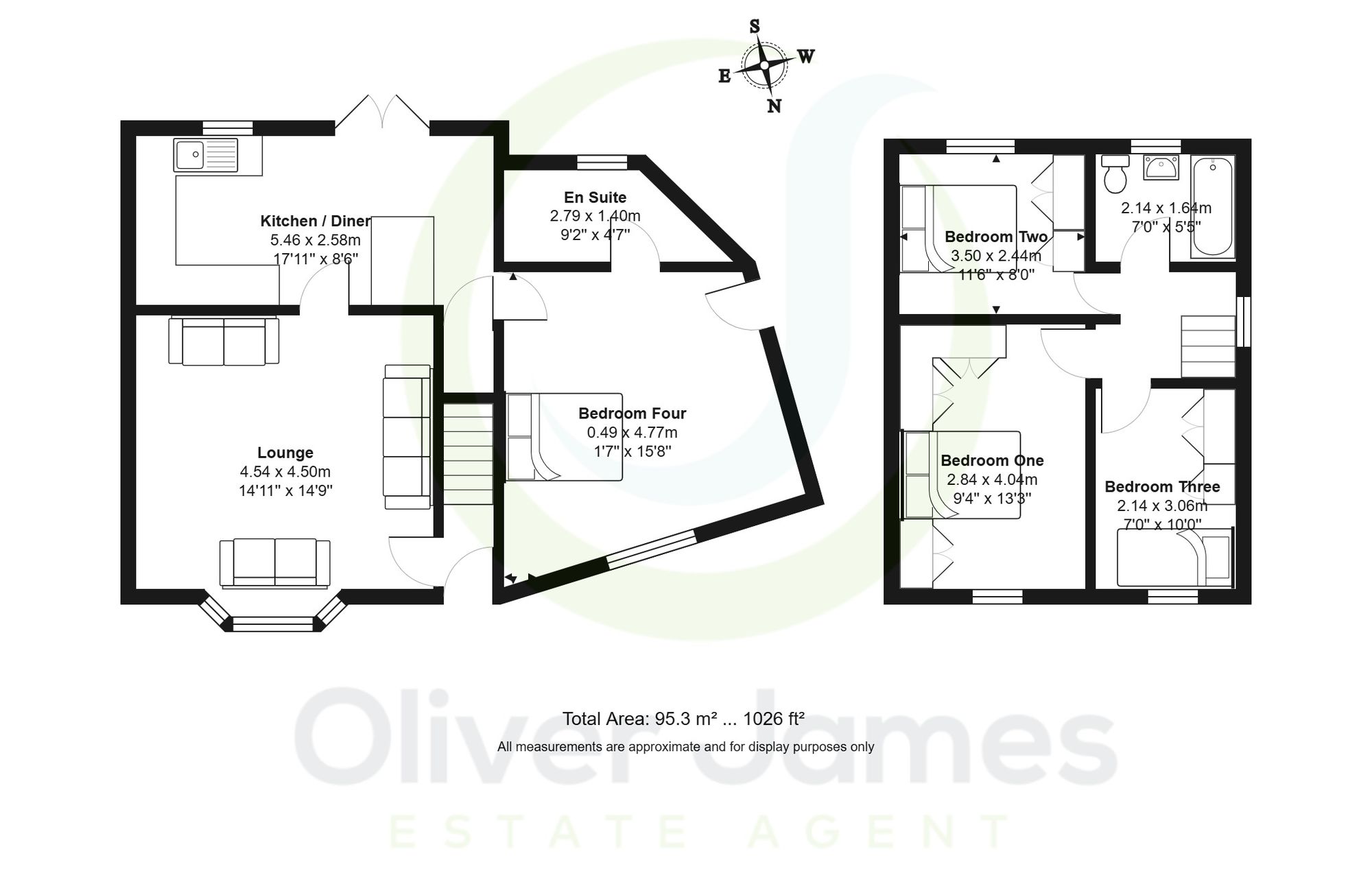 4 bed semi-detached house for sale in Boundary Road, Irlam, M44 - Property floorplan