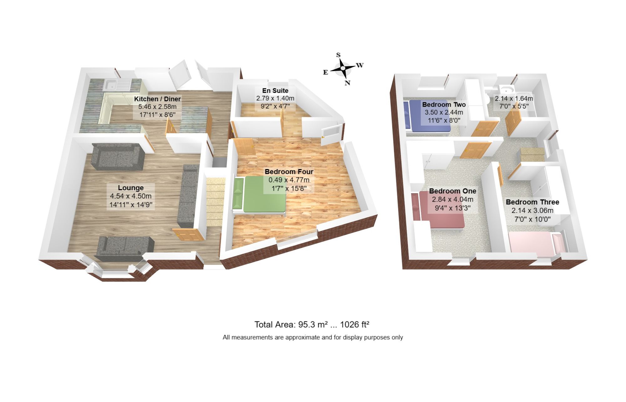 4 bed semi-detached house for sale in Boundary Road, Irlam, M44 - Property floorplan
