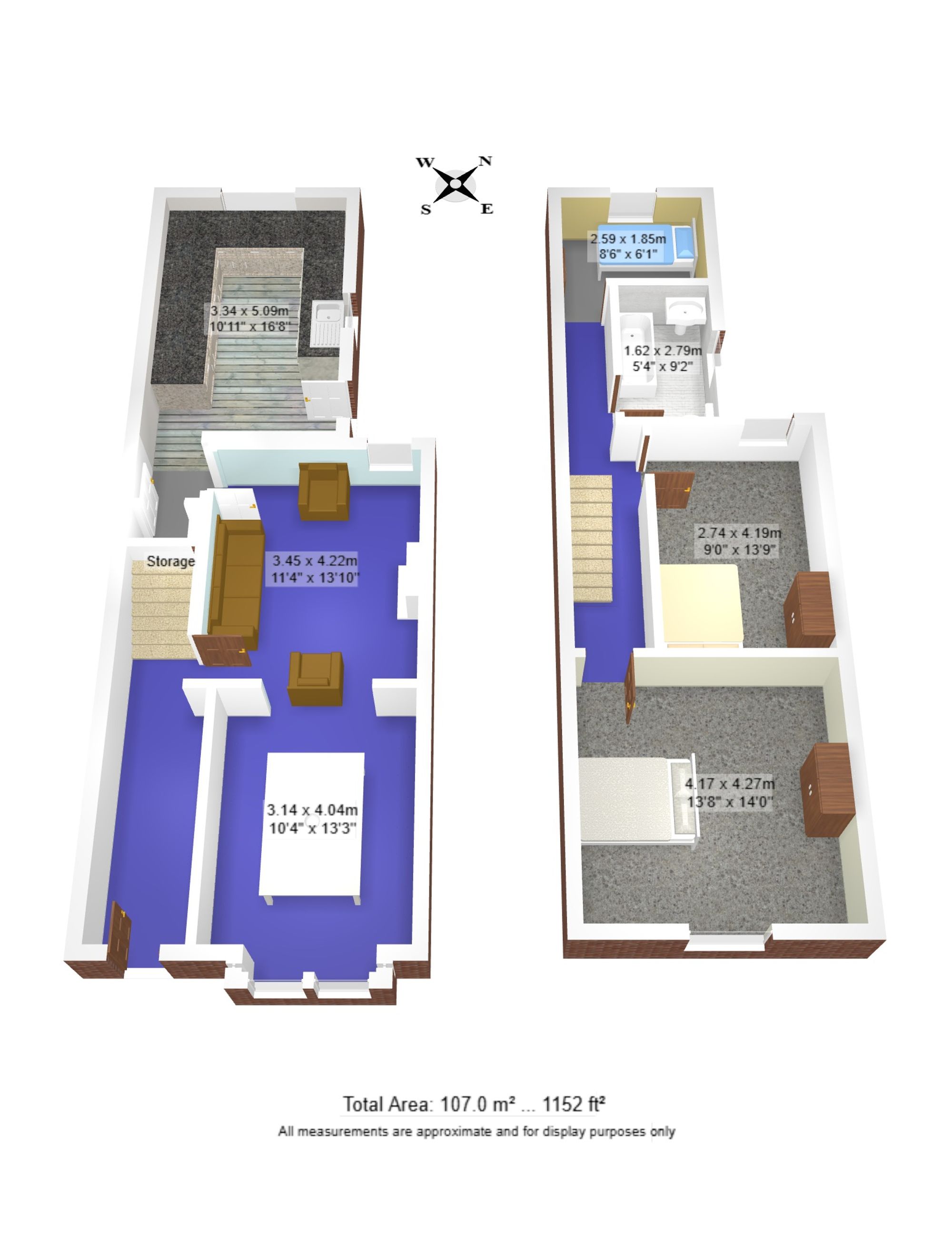 3 bed terraced house for sale in 218 Worsley Road, Winton, M30 - Property floorplan