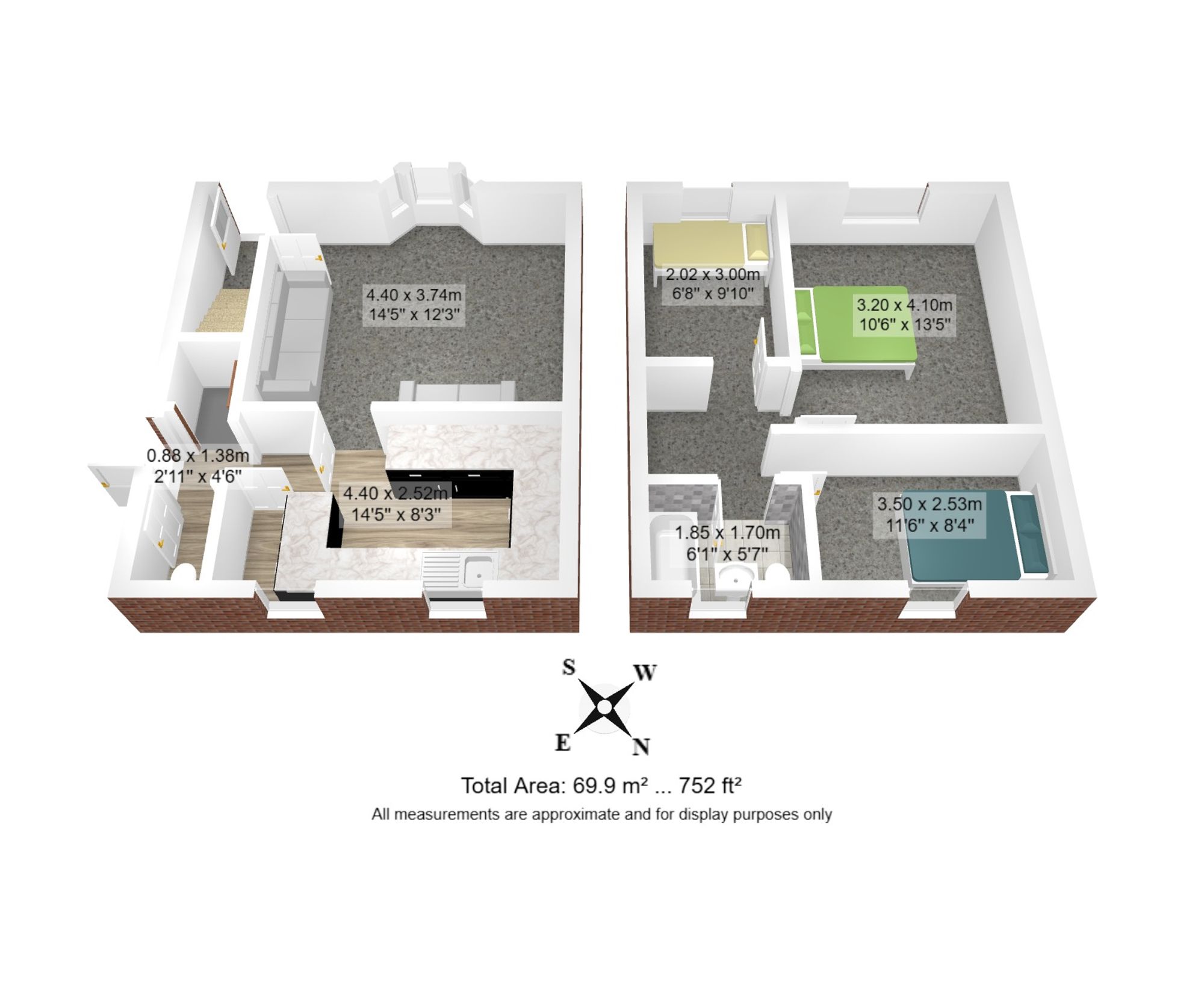 3 bed semi-detached house for sale in Dorset Road, Cadishead, M44 - Property floorplan