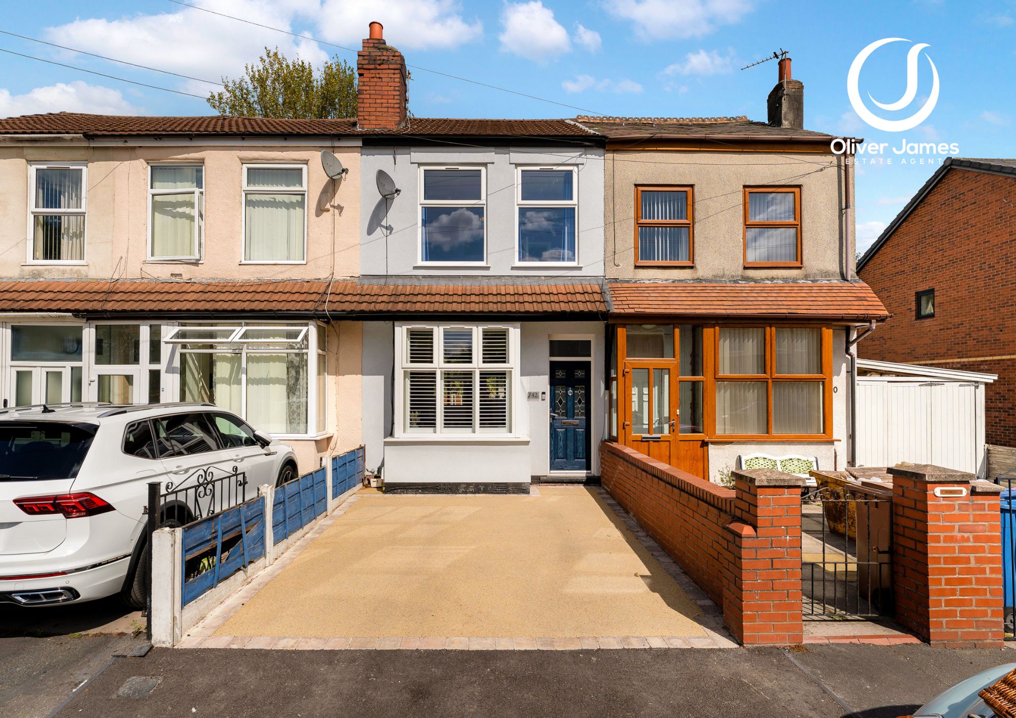 3 bed mid-terraced house for sale in Bradburn Road, Irlam, M44  - Property Image 1