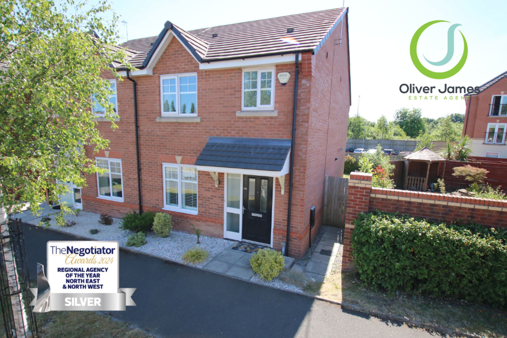 3 bed semi-detached house to rent in Roseway Avenue, Cadishead, M44  - Property Image 1