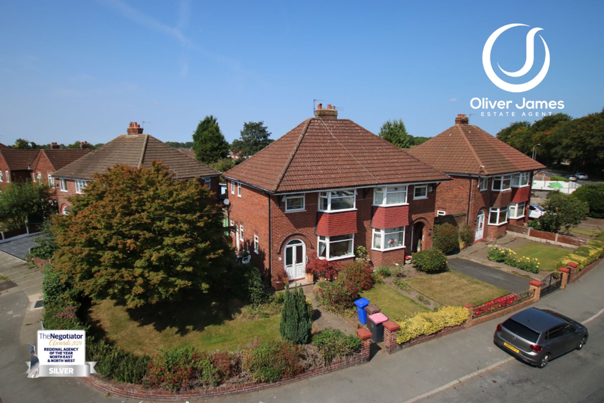 3 bed semi-detached house for sale in Moorfield Road, Irlam, M44  - Property Image 1