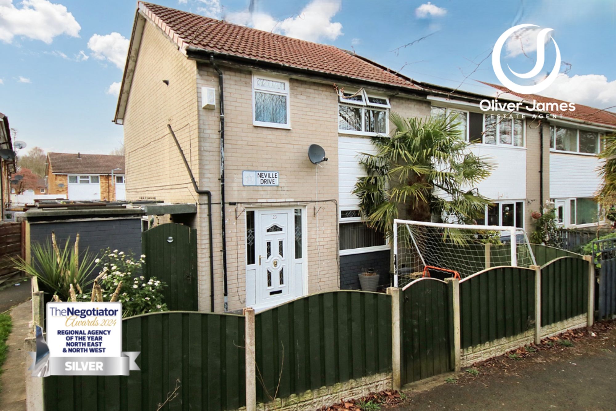 3 bed terraced house for sale in Neville Drive, Irlam, M44