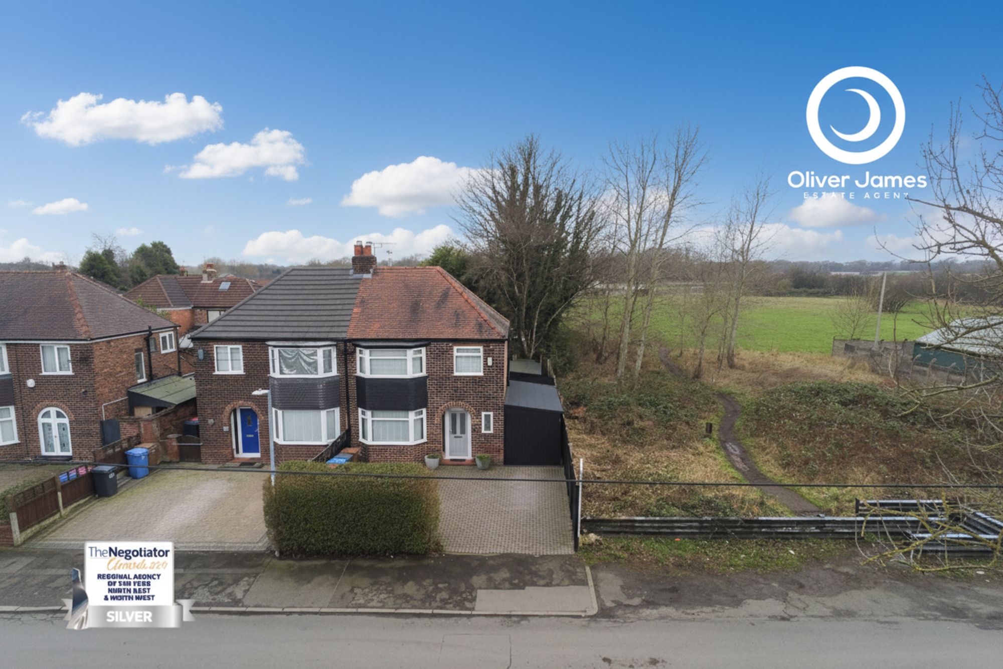 3 bed semi-detached house for sale in Fiddlers Lane, Irlam, M44 - Property Image 1