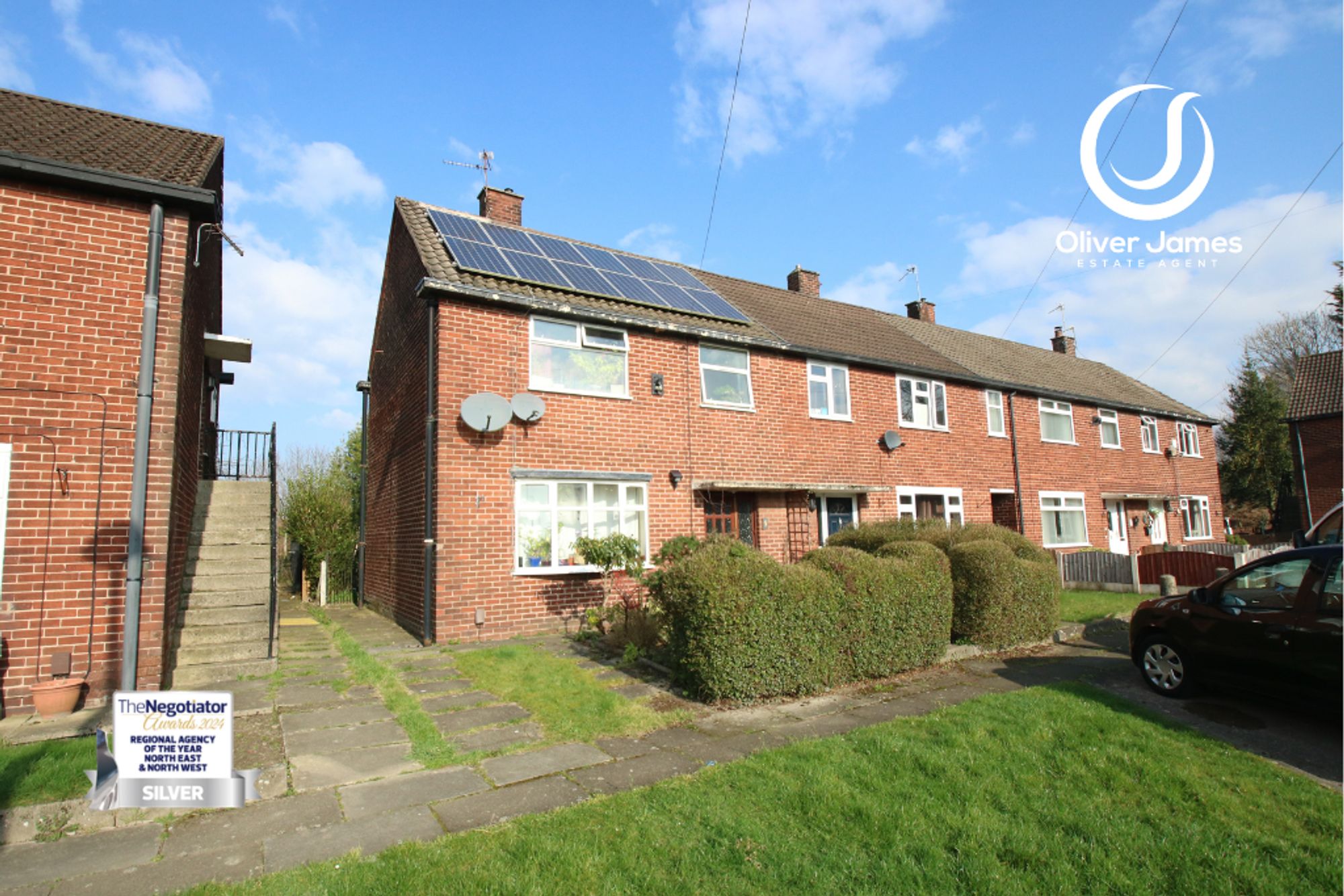 3 bed end of terrace house for sale in Bedford Grove, Cadishead, M44