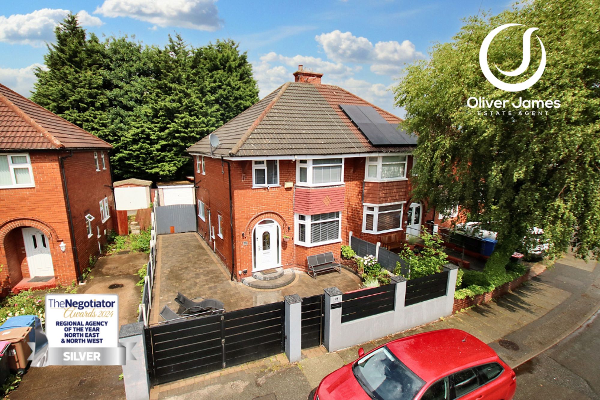 3 bed semi-detached house for sale in Devon Road, Cadishead, M44 - Property Image 1