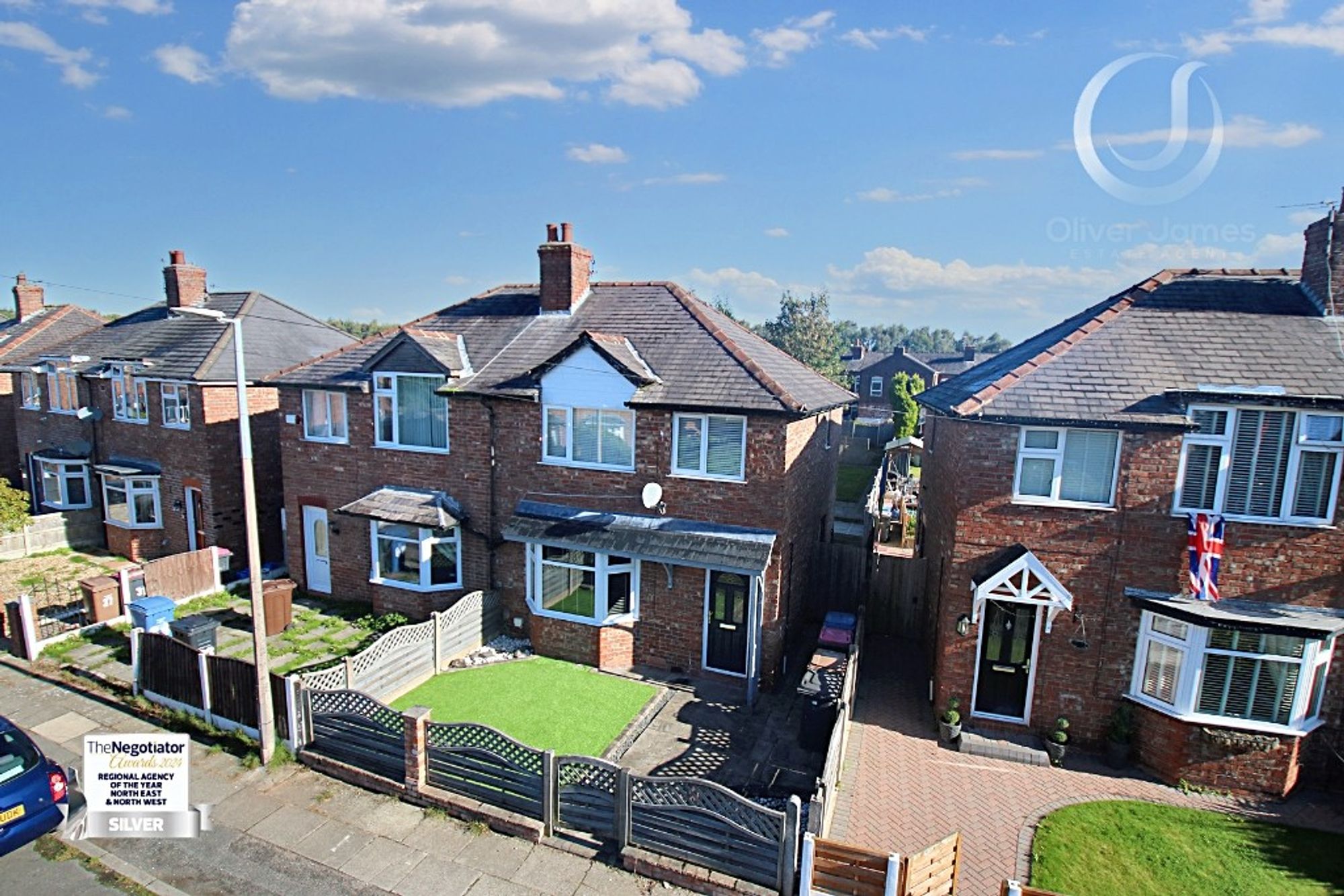 3 bed semi-detached house for sale in Devon Road, Cadishead, M44 - Property Image 1