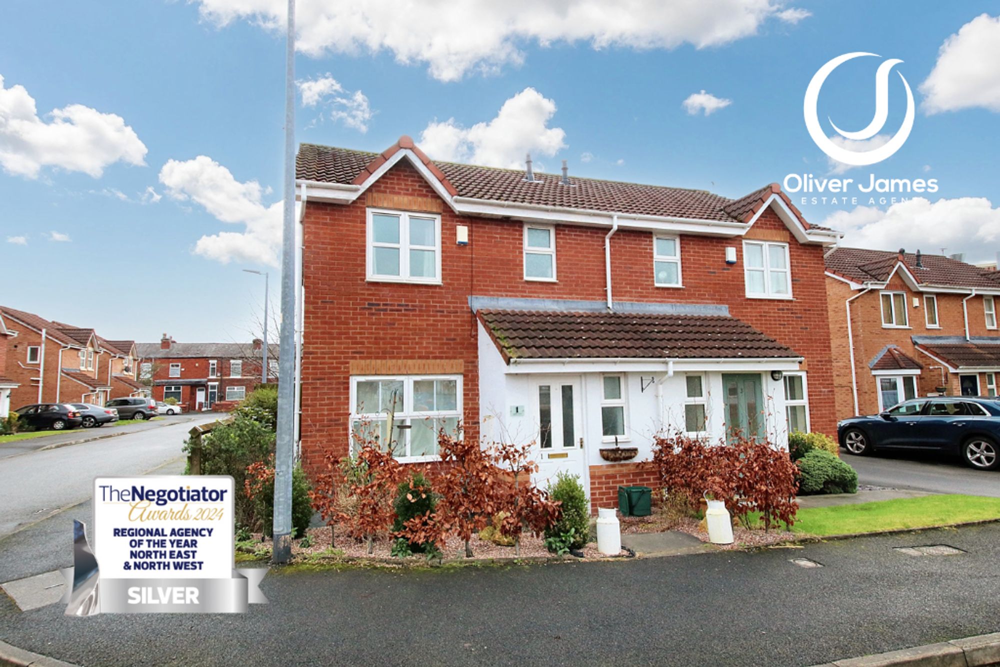 3 bed semi-detached house to rent in Henty Close, Eccles, M30 - Property Image 1