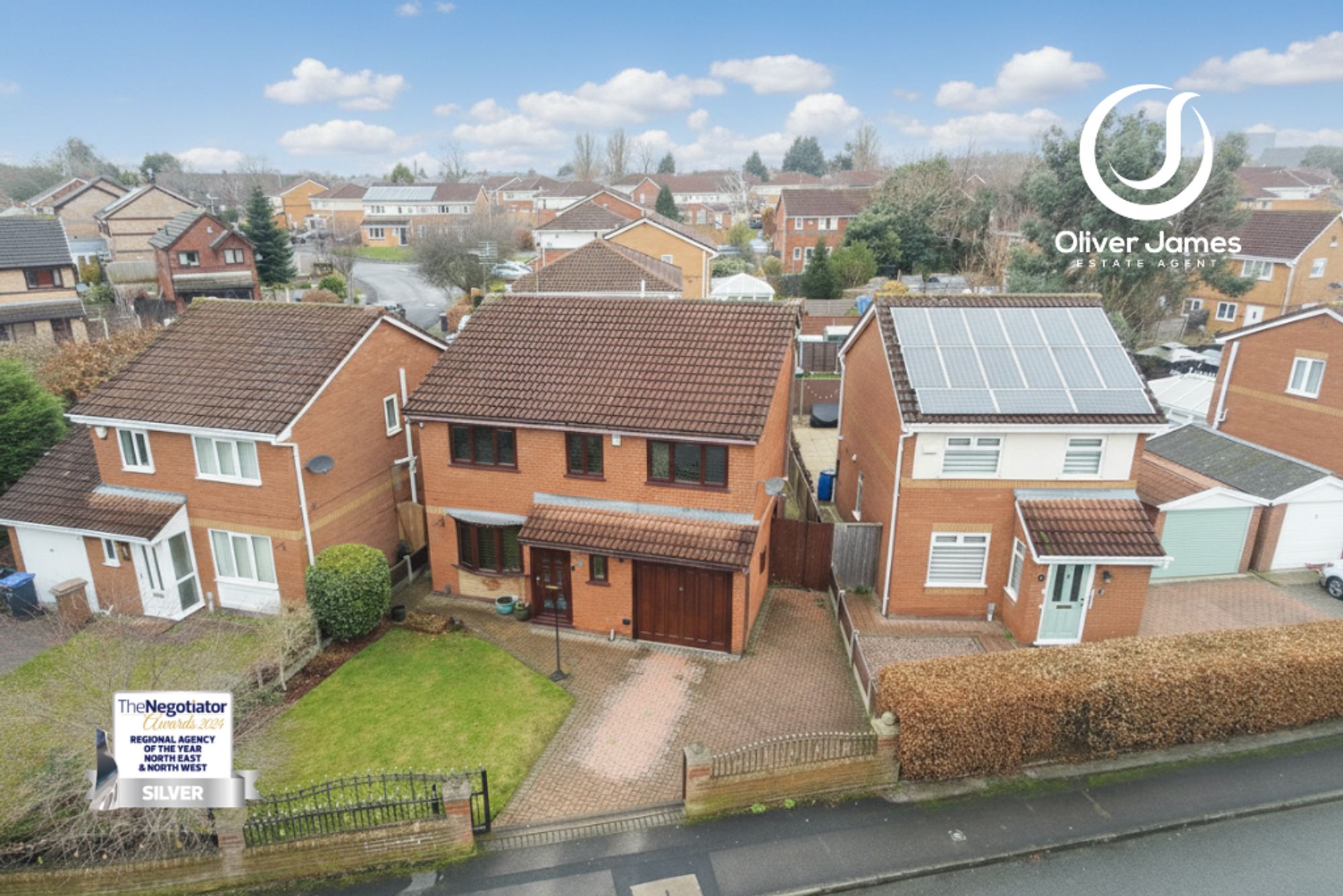 4 bed detached house for sale in Caledonian Drive, Eccles, M30  - Property Image 1