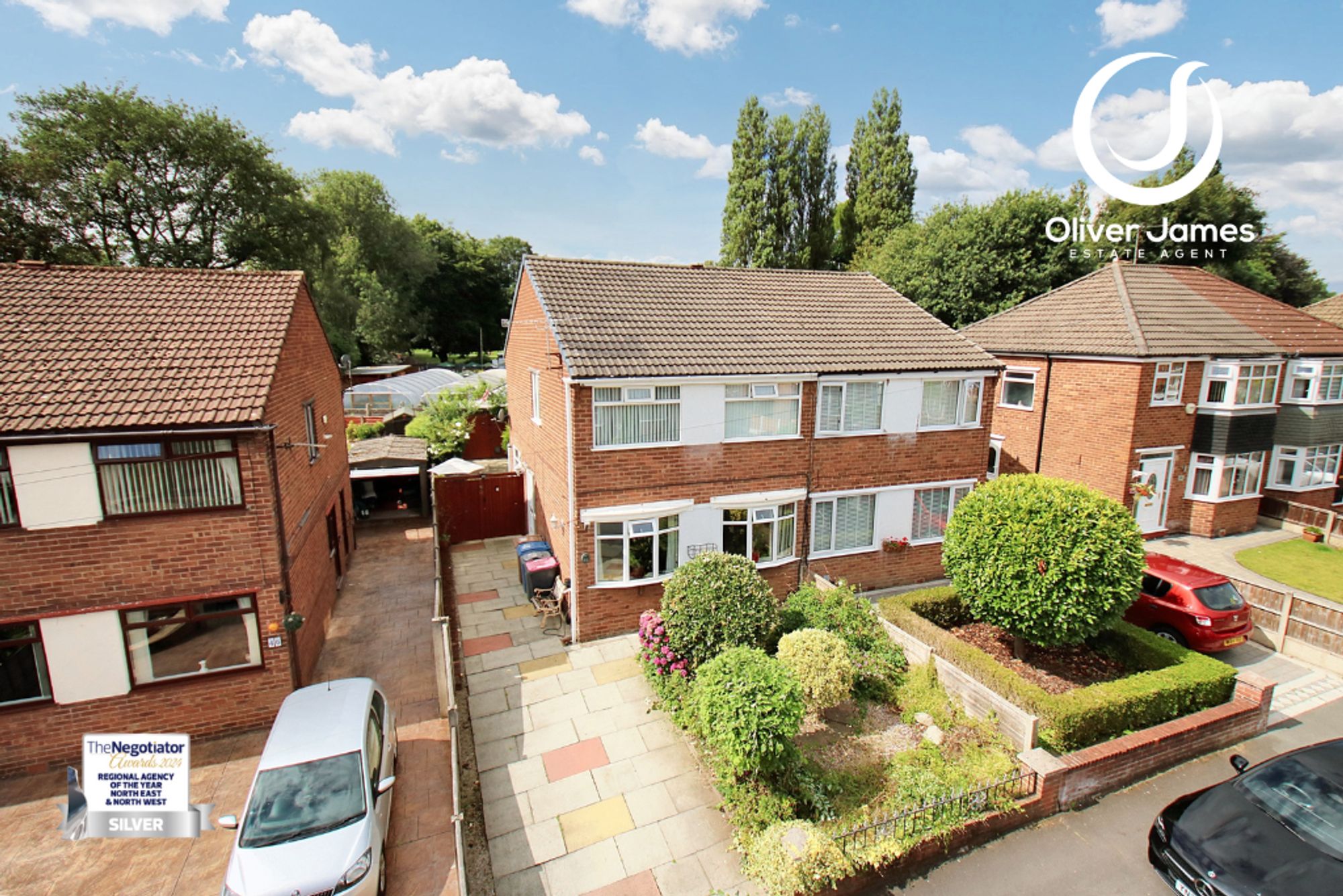 3 bed semi-detached house for sale in Highbury Avenue, Irlam, M44 - Property Image 1