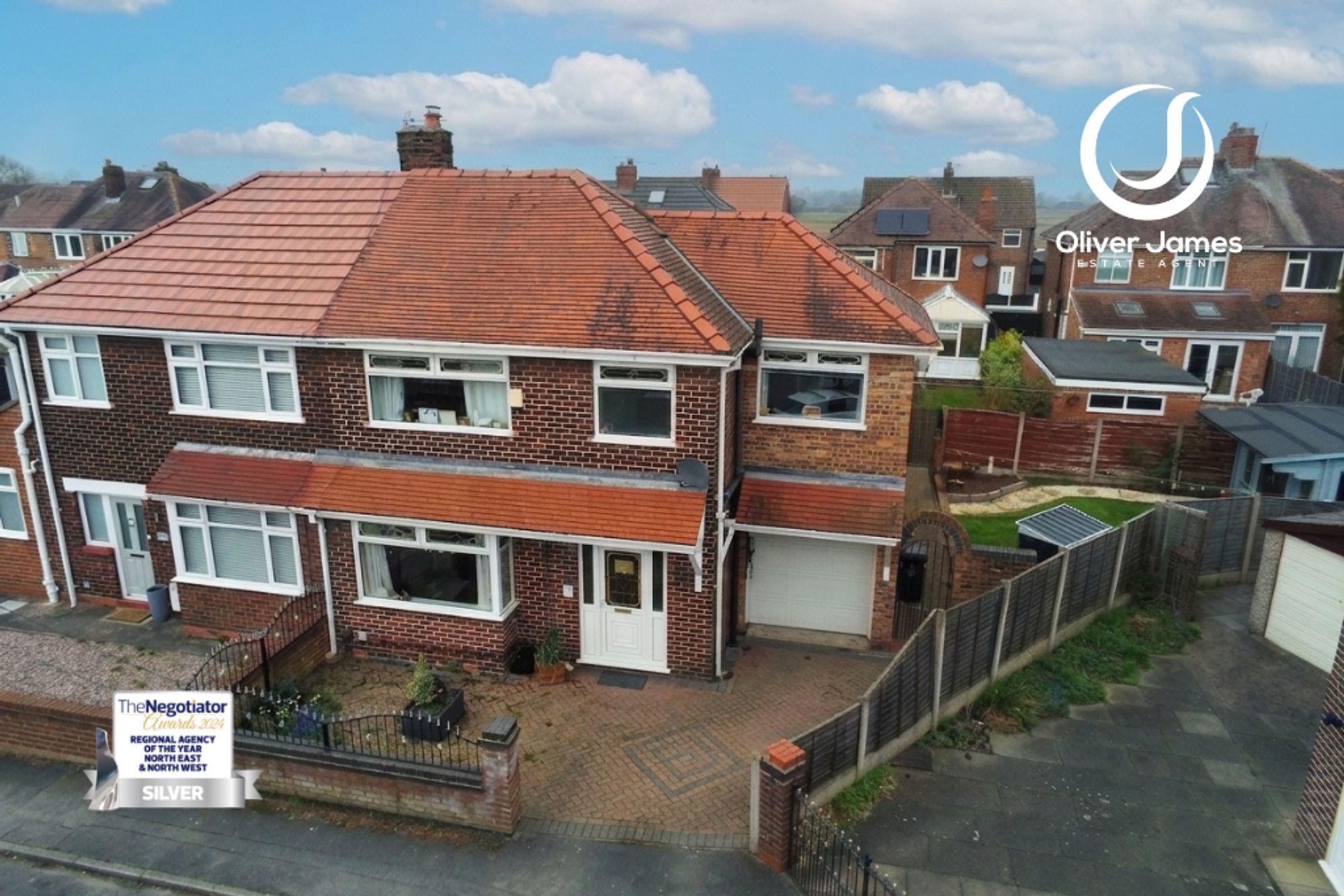 3 bed semi-detached house for sale in Rose Crescent, Irlam, M44  - Property Image 1