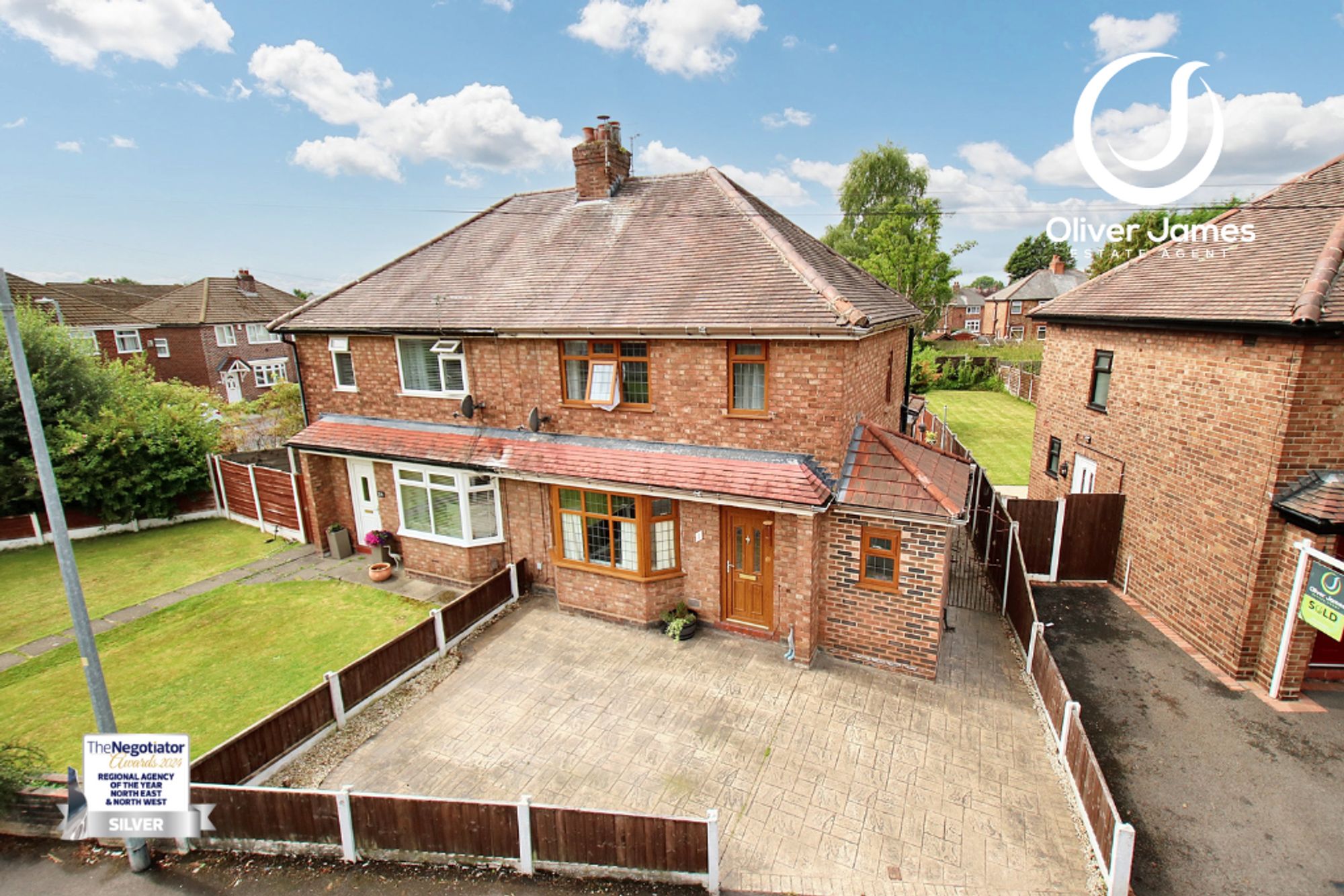 3 bed semi-detached house for sale in Chestnut Avenue, Cadishead, M44  - Property Image 1