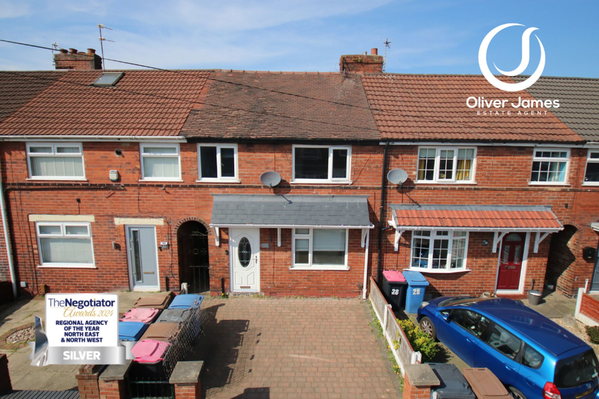 3 bed terraced house for sale in Eldon Road, Irlam, M44