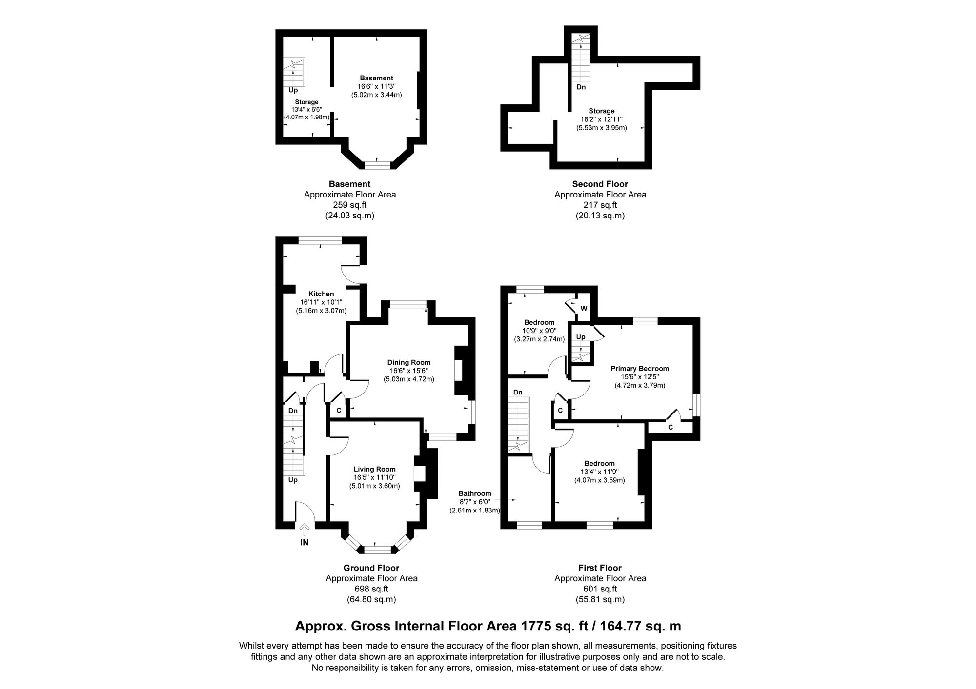 3 bed semi-detached house for sale in Clifton Road, Manchester - Property Floorplan