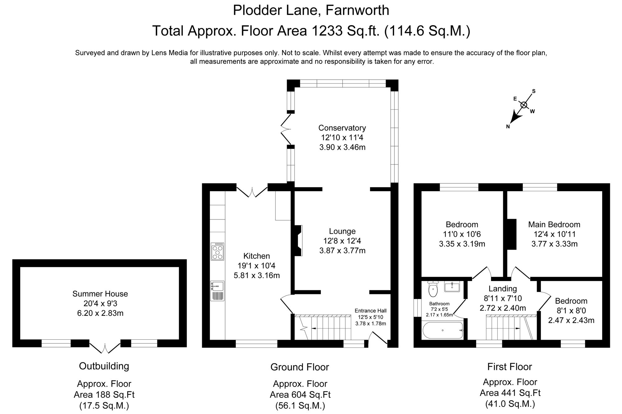 3 bed semi-detached house for sale in Plodder Lane, Bolton - Property Floorplan