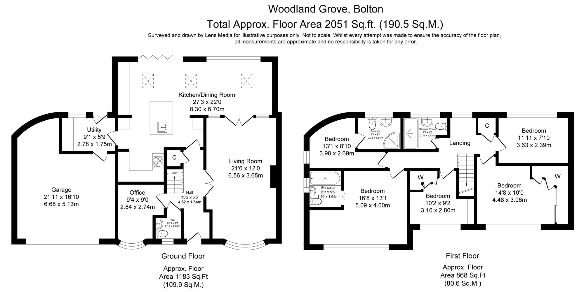 5 bed detached house for sale in Woodland Grove, Bolton - Property Floorplan